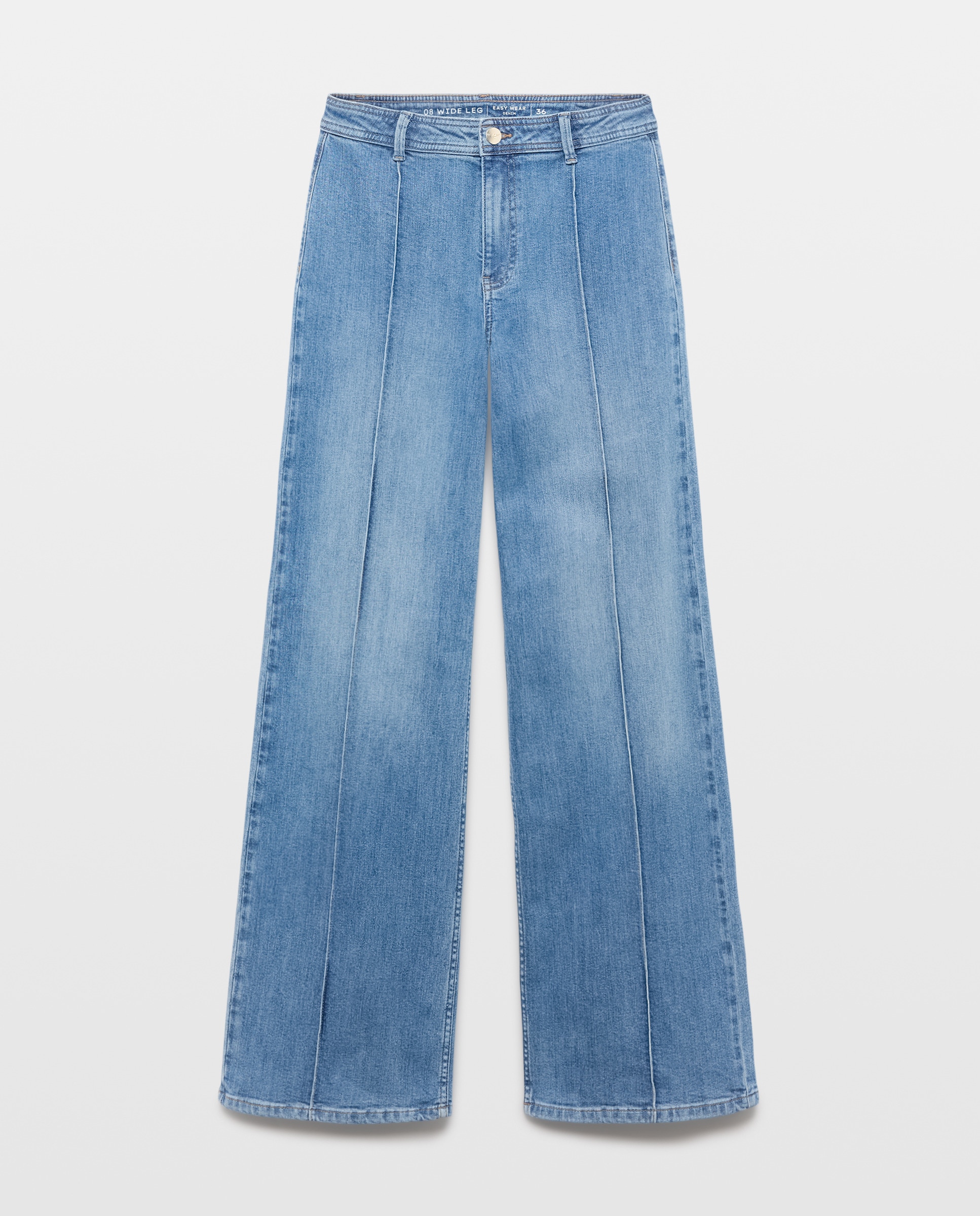 Imagem 0 de Jeans Wideleg com Costura Central