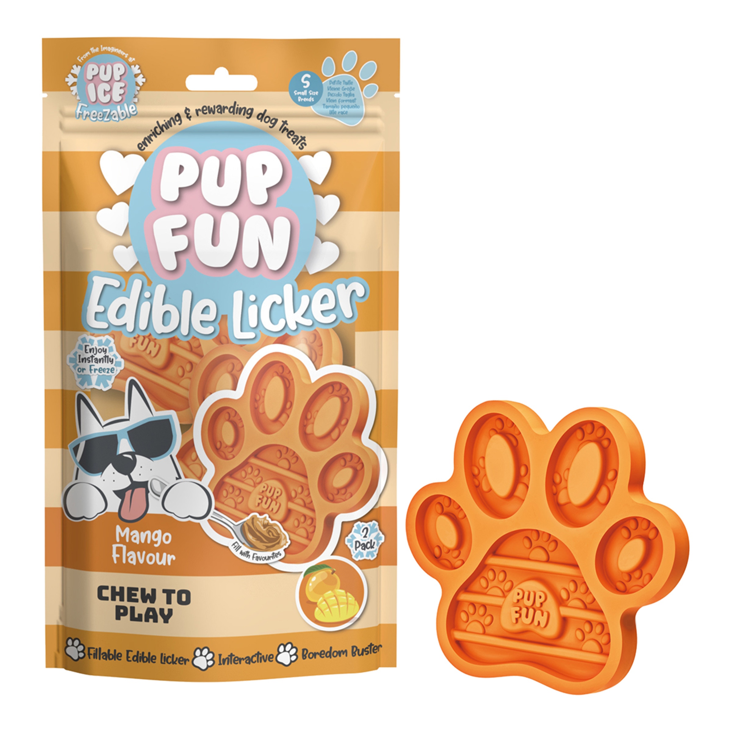 Snack para perros adultos pequeños mango 2 unidades Pup Fun 132 g 1