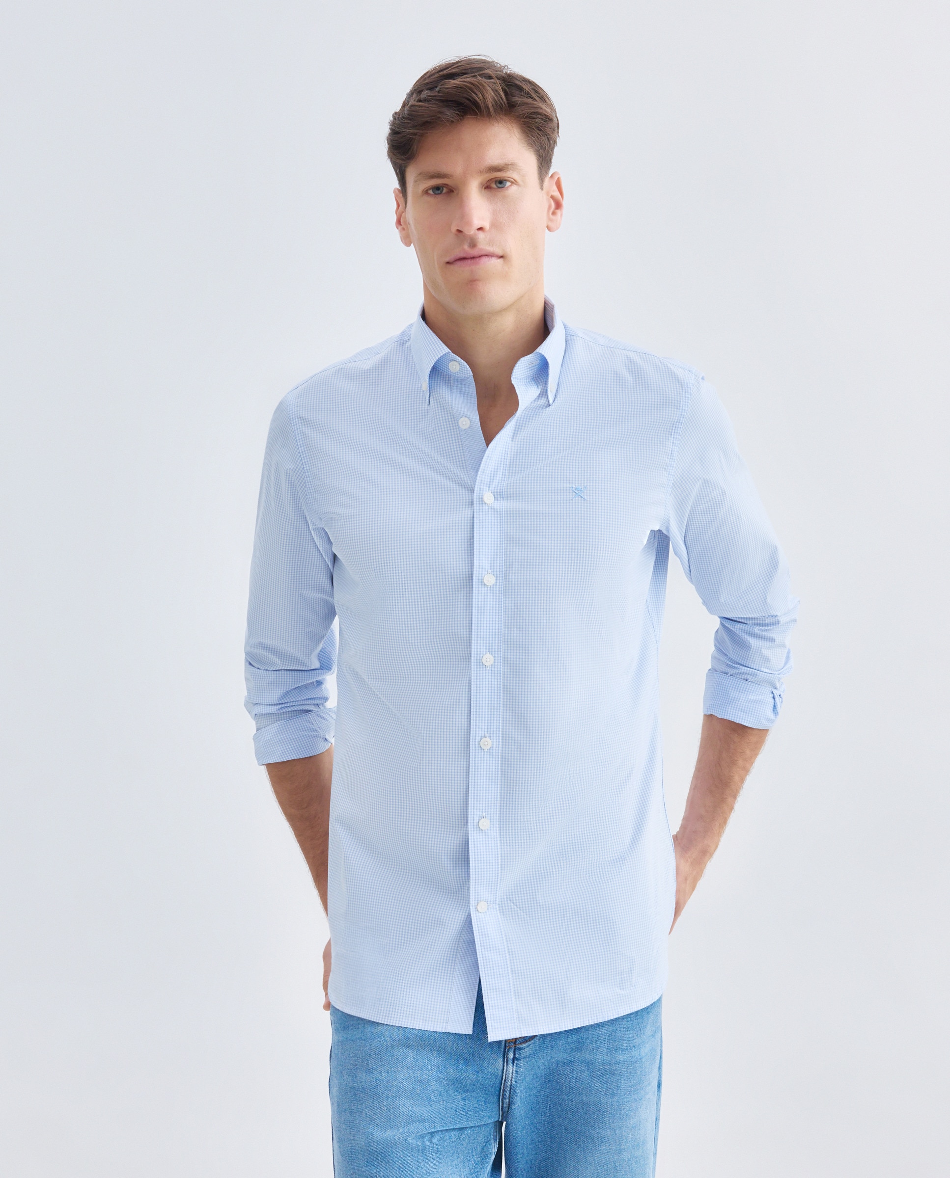Imagem 0 de Camisa Classic Fit aos Quadrados Vichy