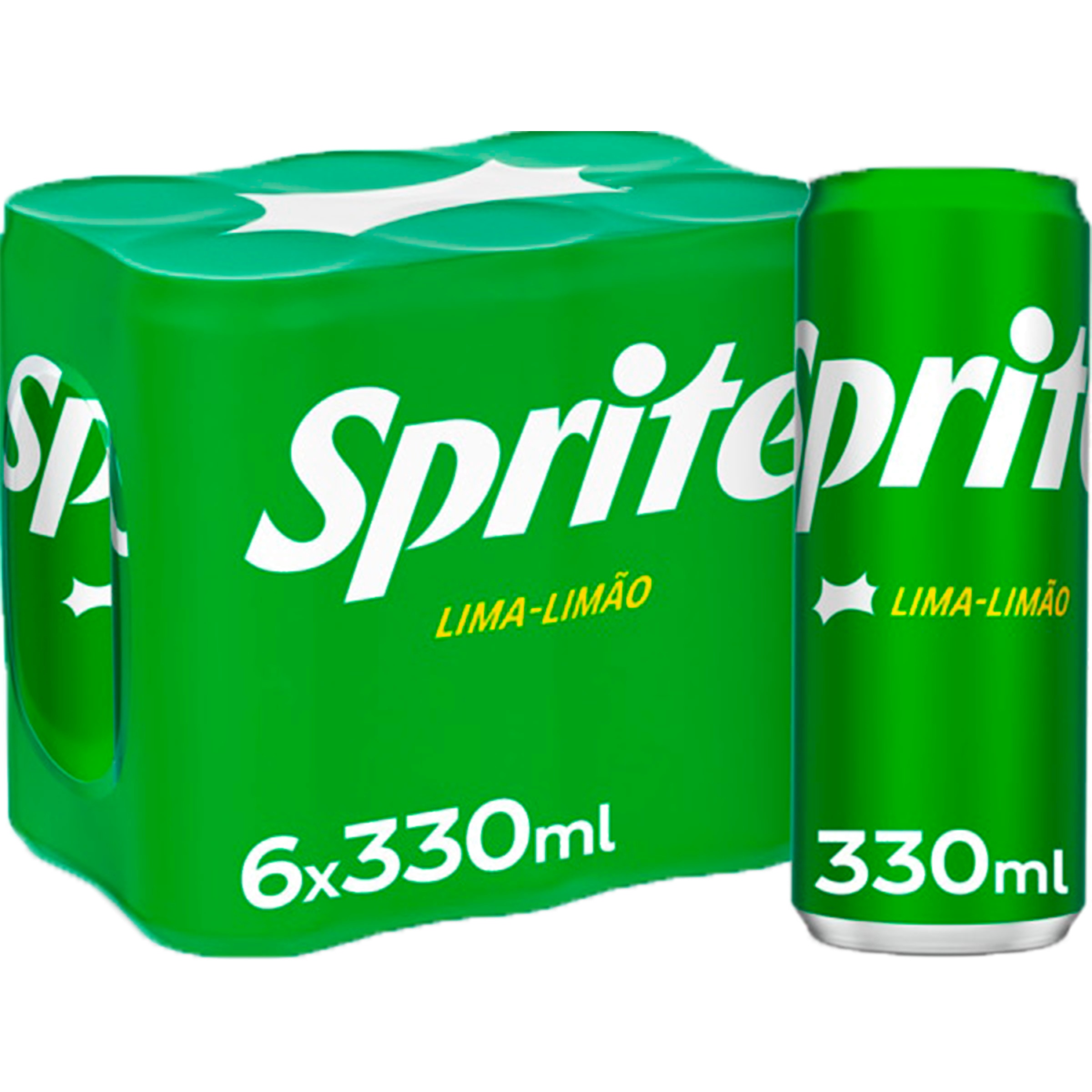 Refrigerante Lima-Limão Lata Pack 6 unidades lata 33 cl