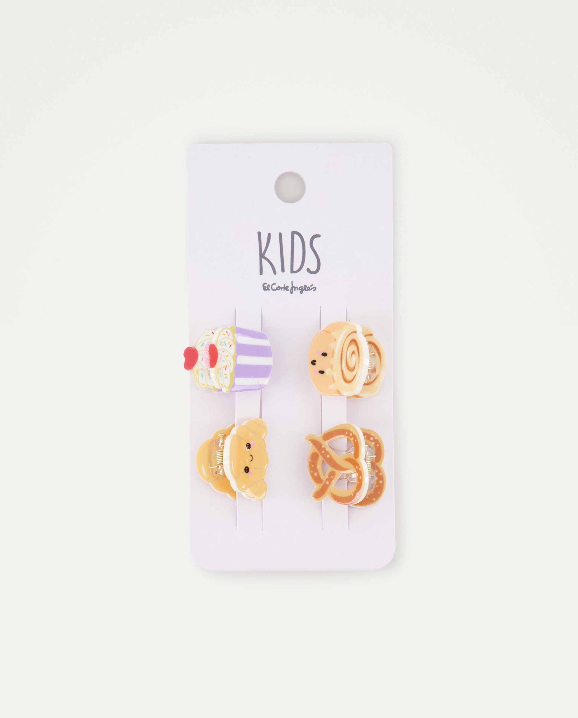 Pack x4 pinzas desayuno de niña - Kids El Corte Inglés - Multicolor Multicolor-1