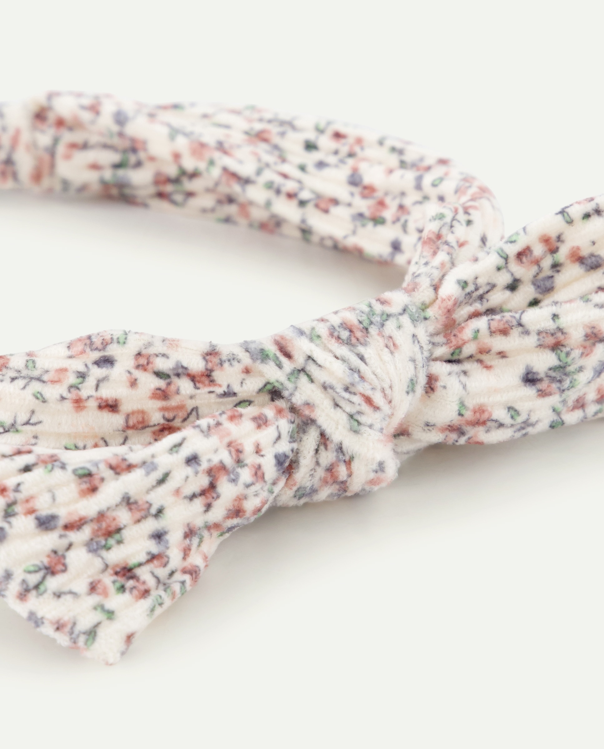 Bandolete com Laço de Bombazina e Flores 200 Rosa-2