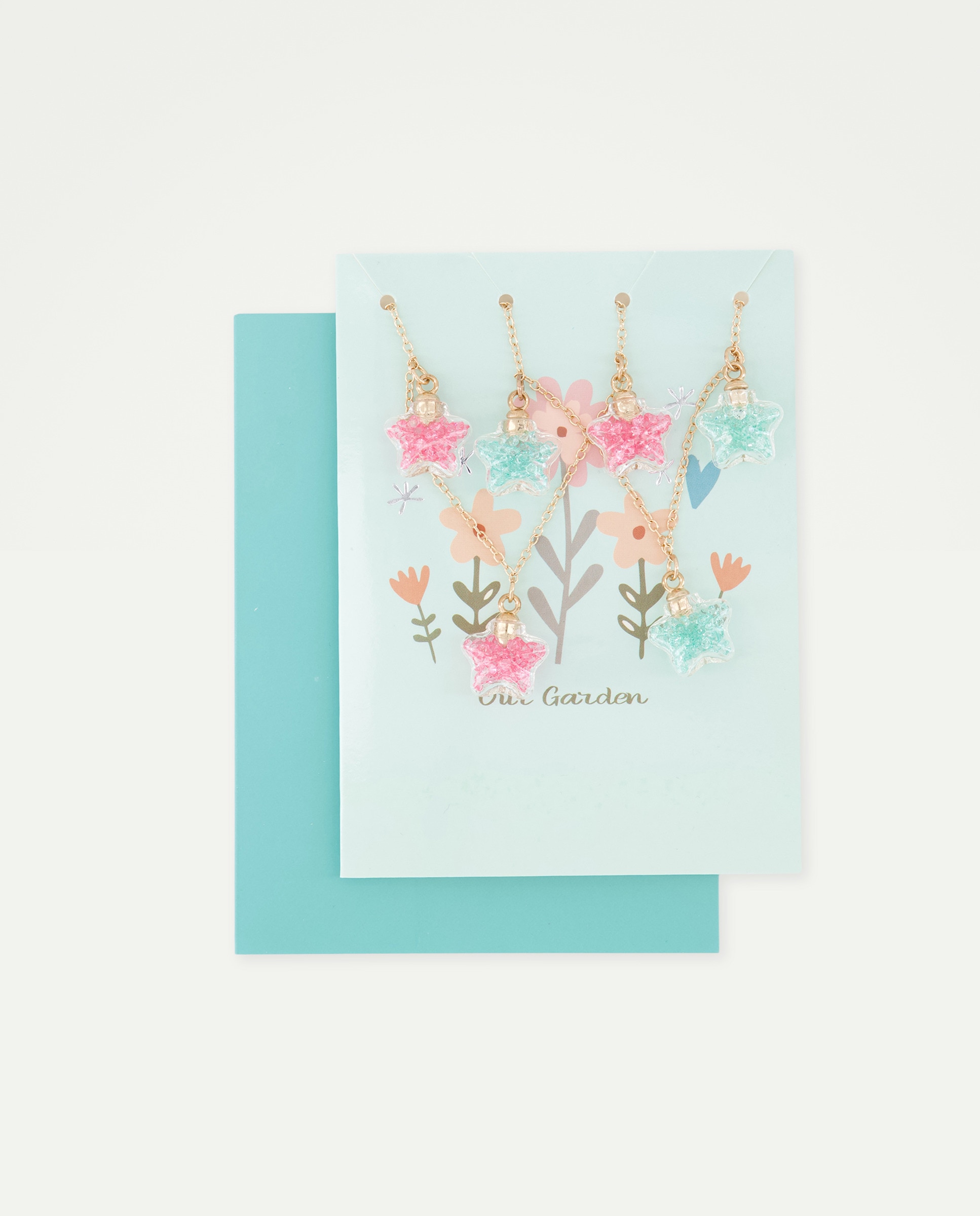 Imagem 0 de Pack de 2 Colares com Estrelas com Glitter