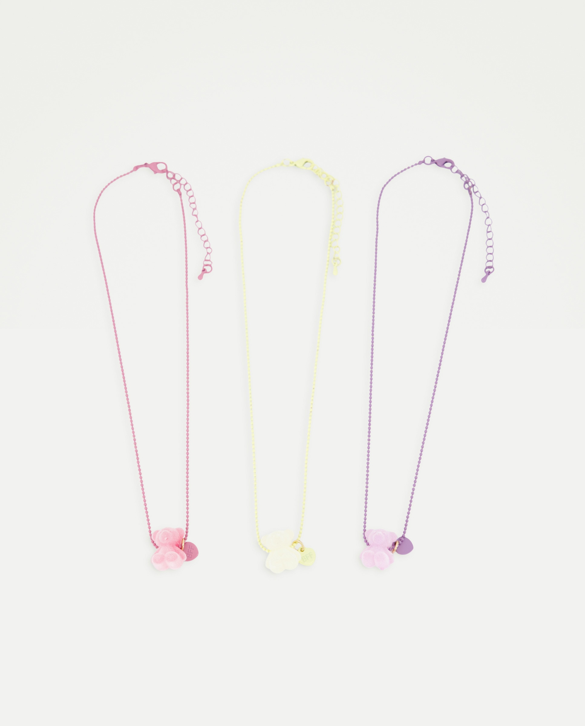 Pack x 3 Colares com Ursinho Multicolor-2
