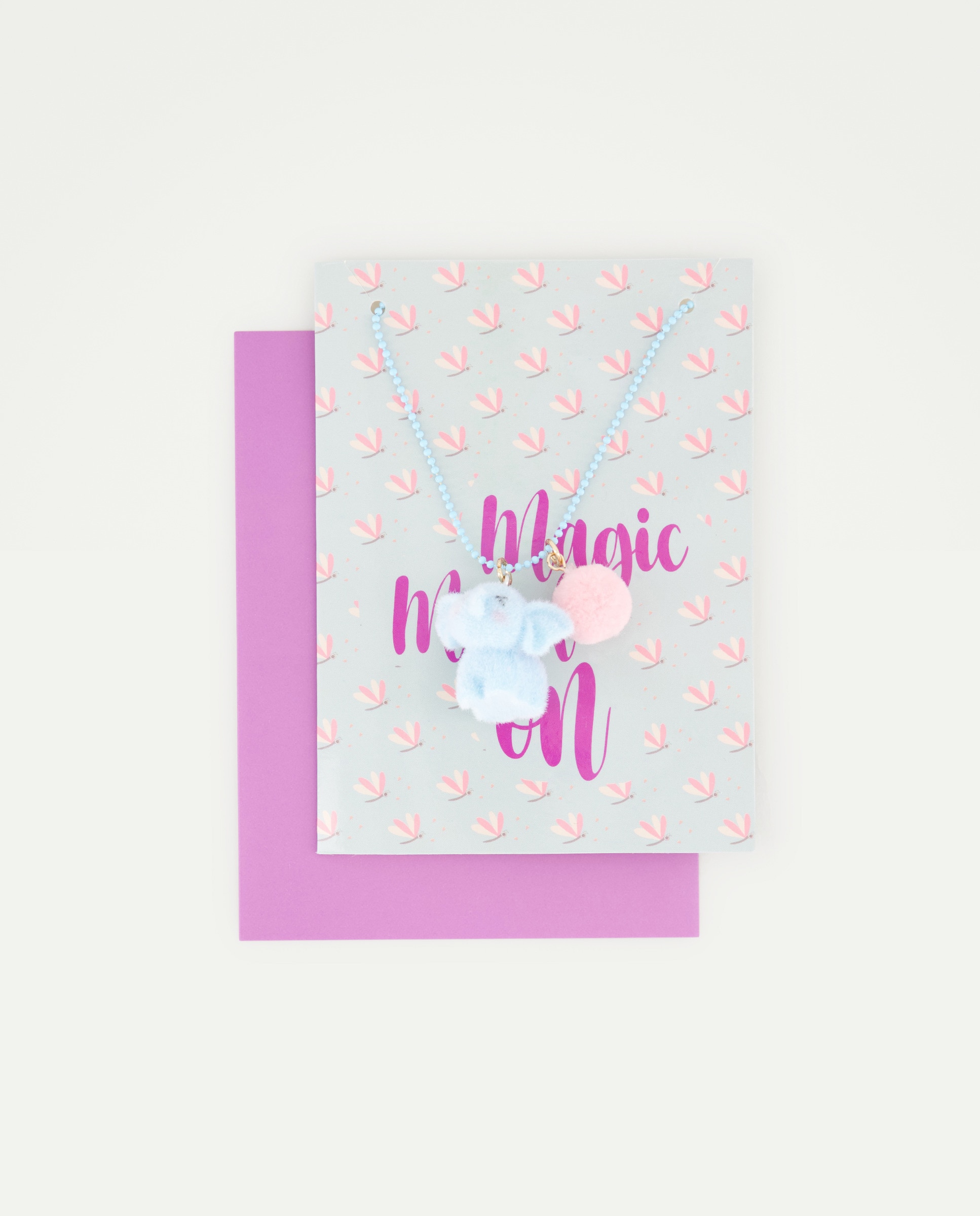 Imagem 0 de Colar Elefante + Pompom