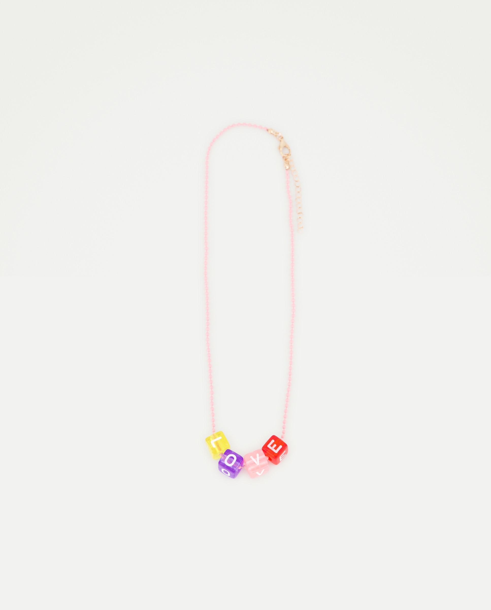 Pack de Colar Multi Letras Multicolor-2