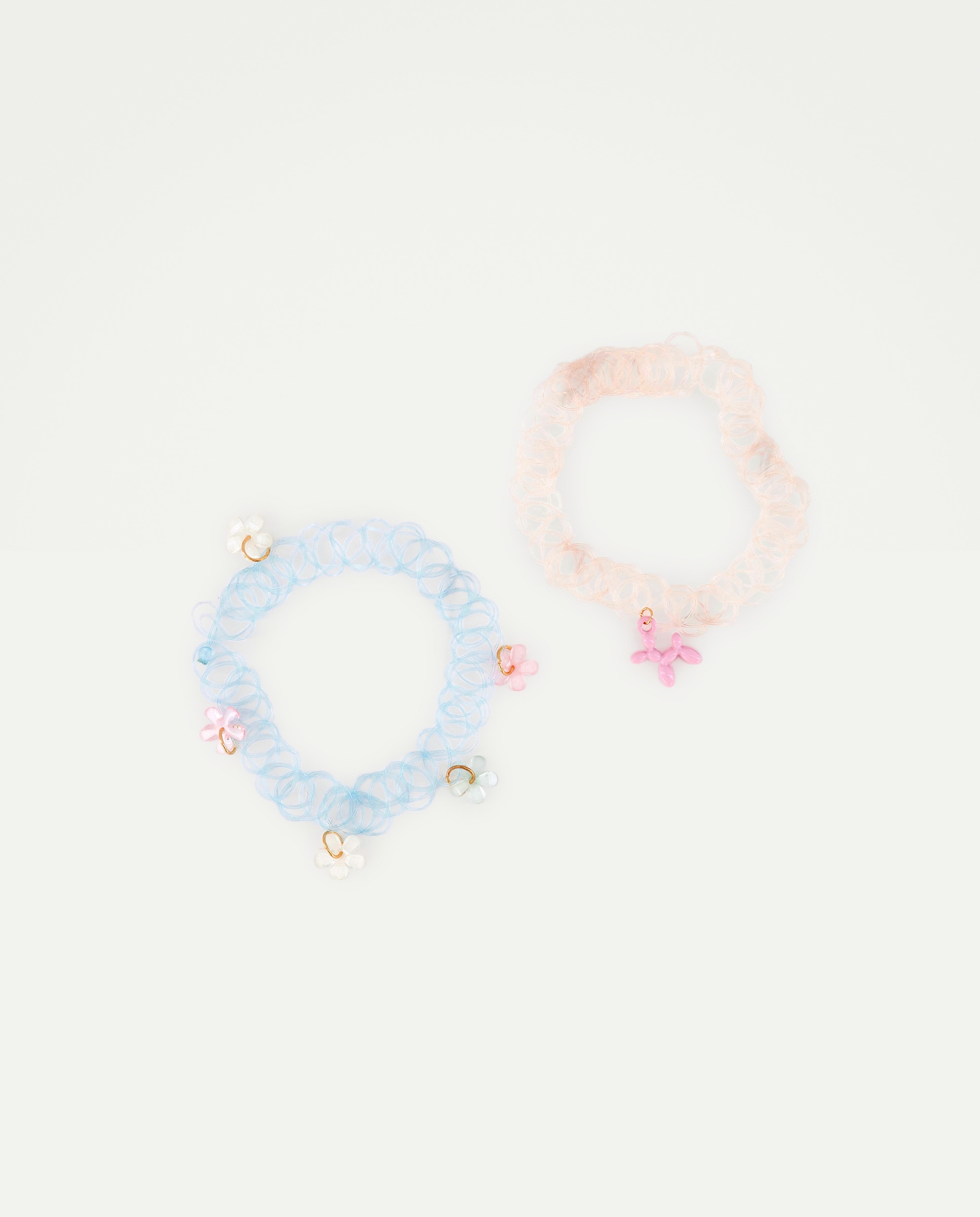 Pack x 2 Gargantilhas com Flores Multicolor-2
