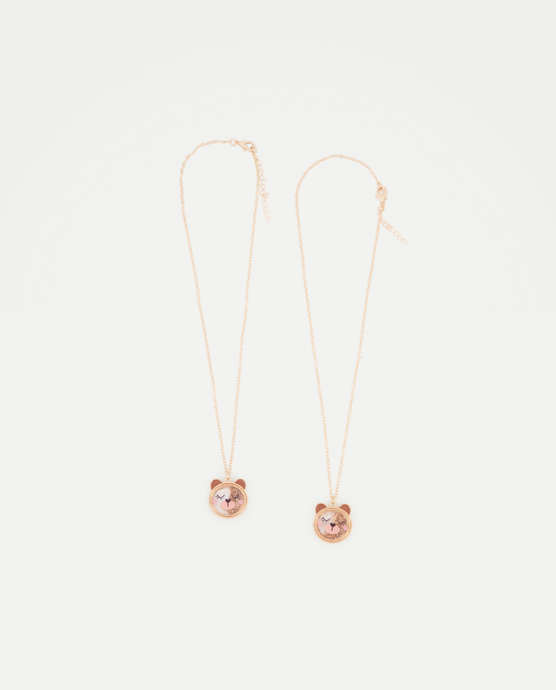 Pack x 2 Colares de Ursinho com Glitter Multicolor-2