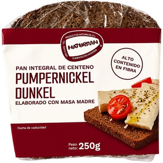 pan integral de centeno elaborado con masa madre unidad 250 g - Naturpan