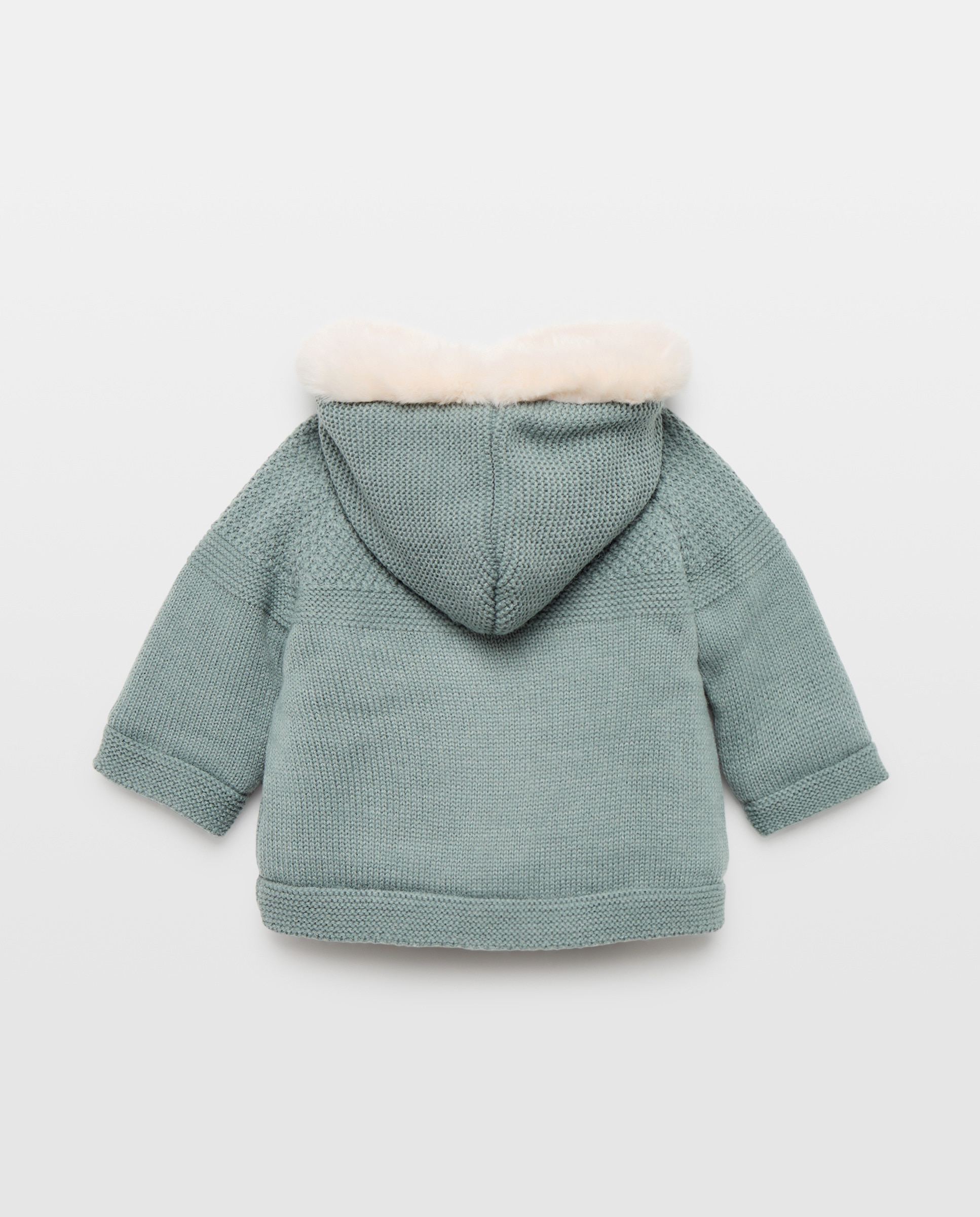 Chaquetón liso tricot de bebé - Coconut El Corte Inglés - Verde billar Verde billar-2