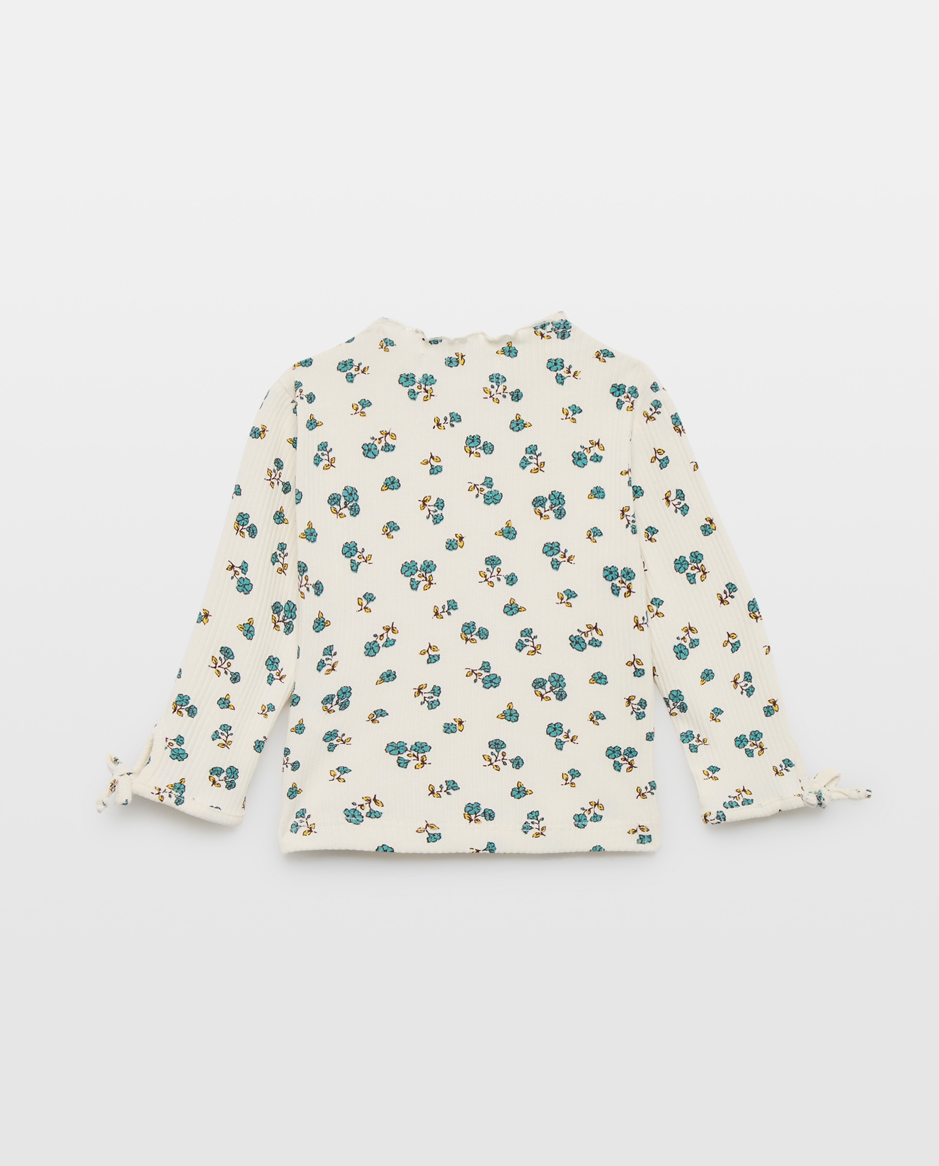 Camisola de Bebé com Manga Comprida Branco-2