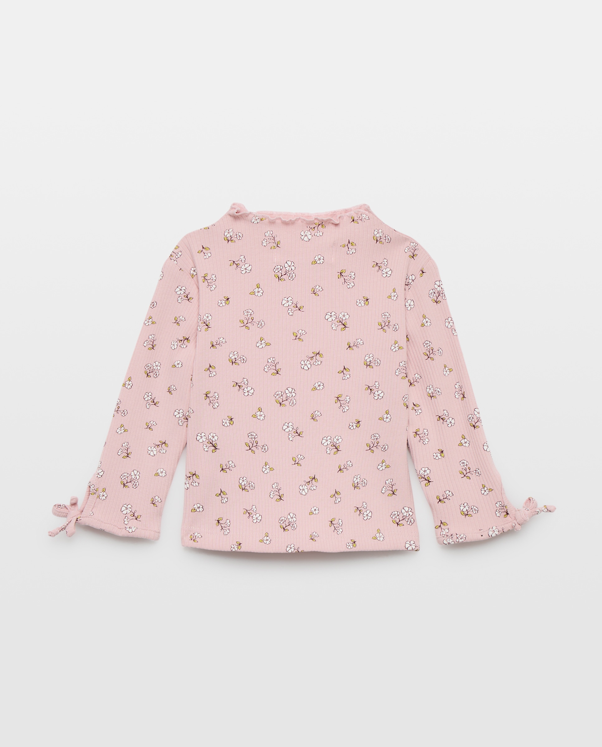 Camisola de Bebé com Manga Comprida Rosa-2