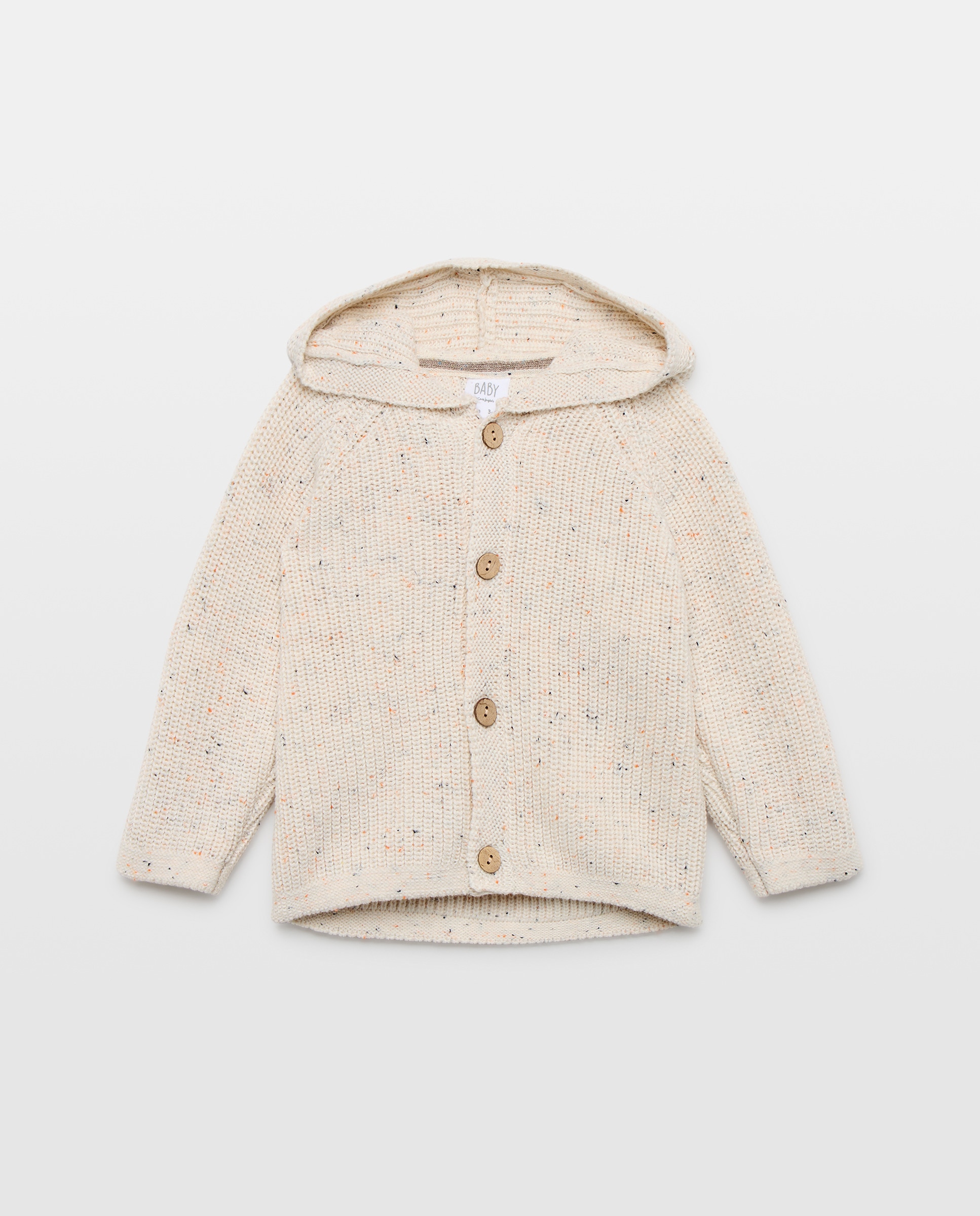 Chaqueta lisa tricot de bebé - Baby El Corte Inglés - 120 Crudo 120 Crudo-1