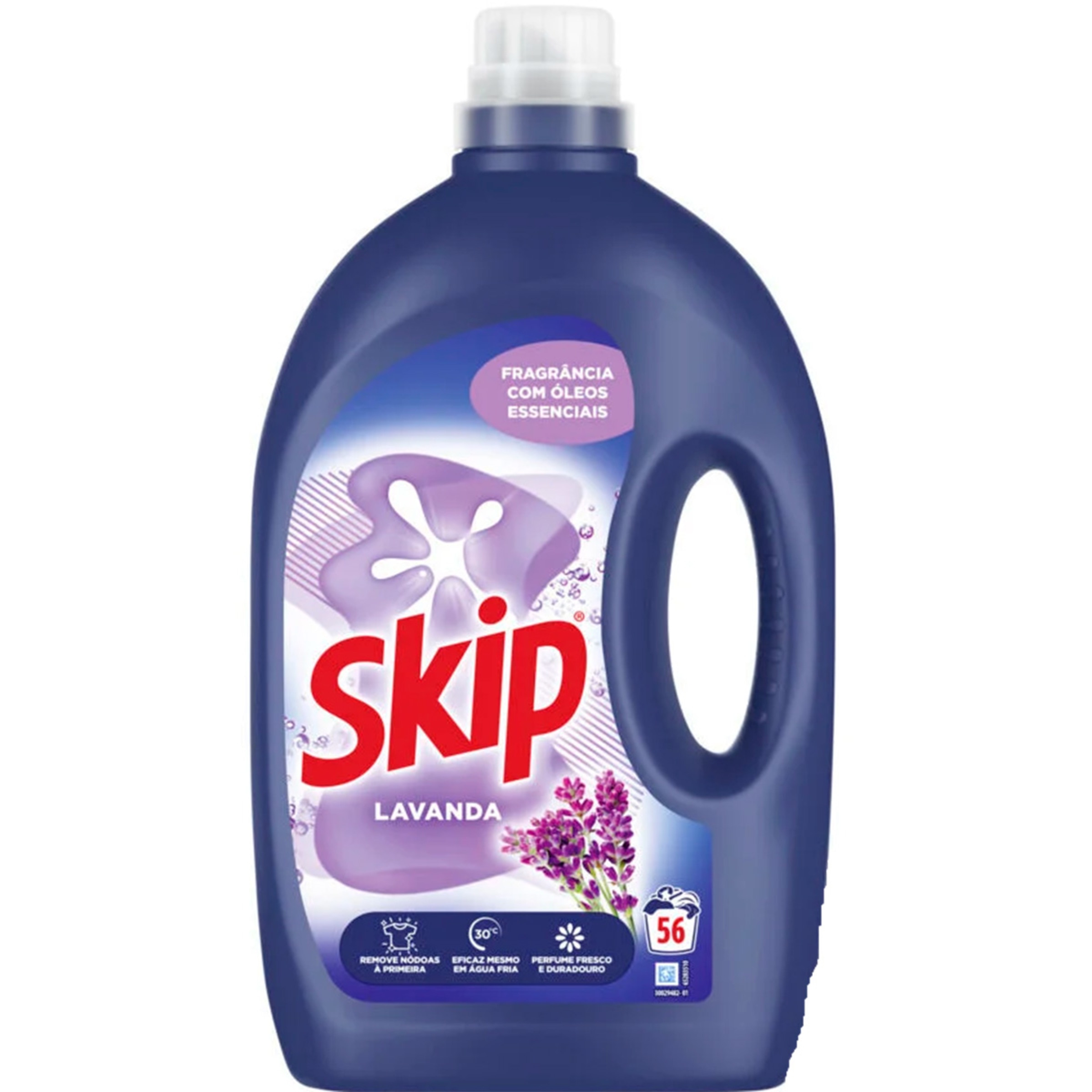 Detergente da Roupa Lavanda embalagem 56 doses