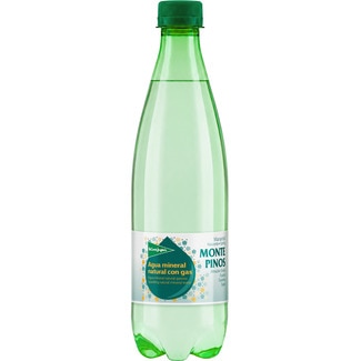 agua mineral natural con gas botella 50 cl - El Corte Ingles