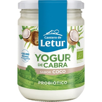 yogur de cabra sabor coco ecológico tarro 420 g - El Cantero De Letur