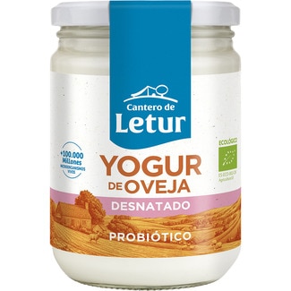 yogur de oveja natural desnatado 0% m.g. ecológico tarro 420 g - El Cantero De Letur