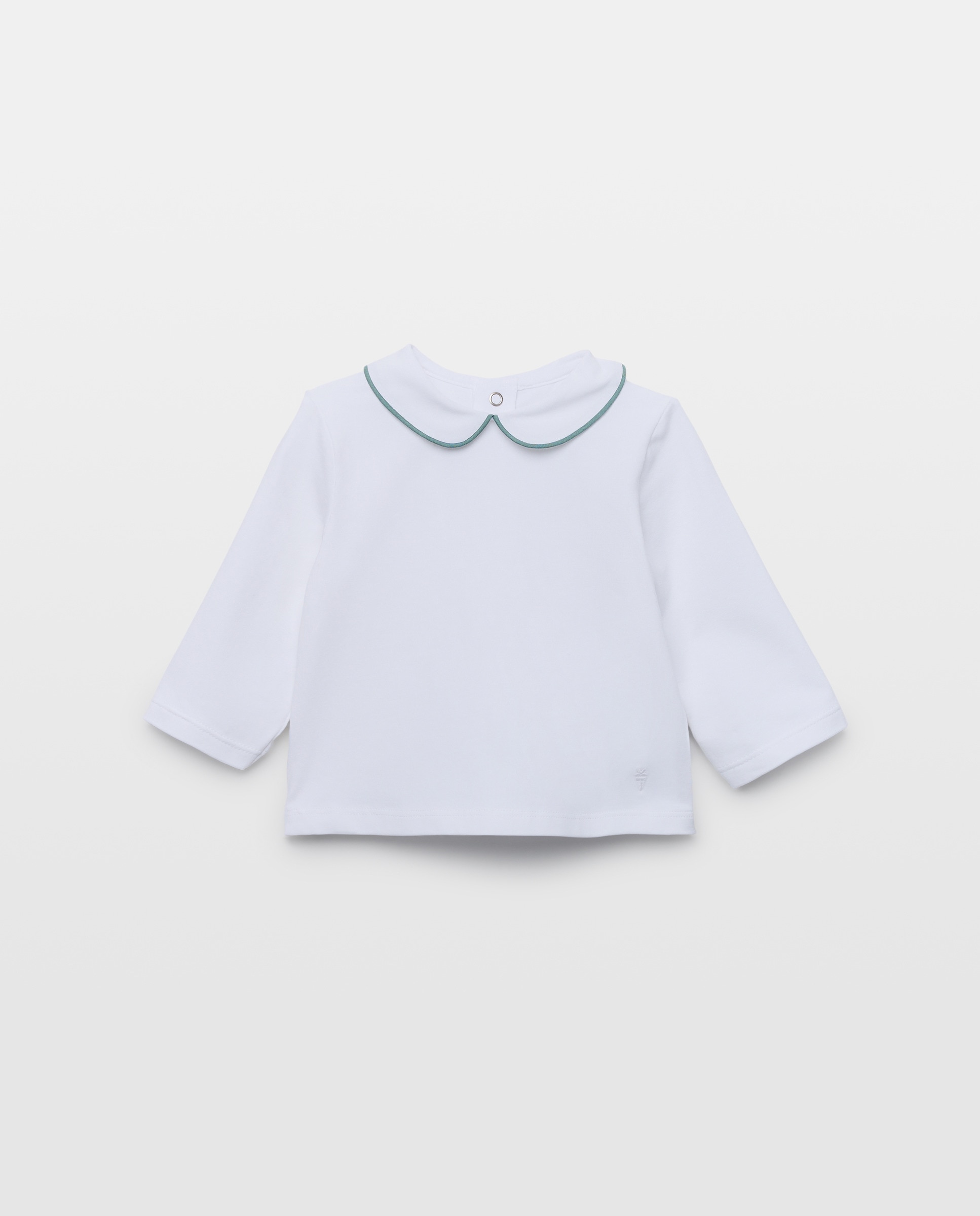 Imagen 0 de Camiseta manga larga básica de bebé Blanco