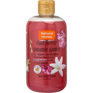 gel de baño Good Feelings Romantic Garden Fragancia Floral frasco 500 ml - Natural Honey
