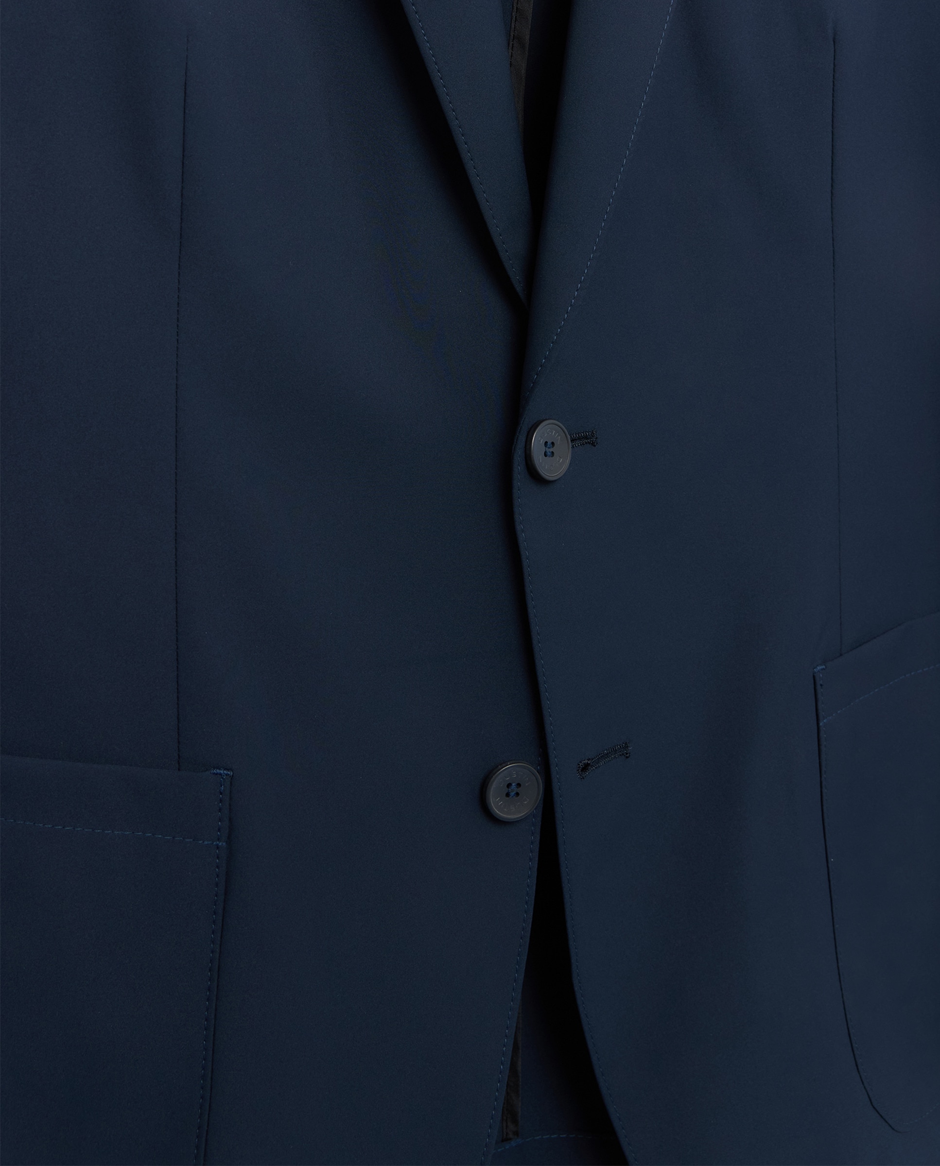 Casaco de Fato Slim Fit Azul-marinho-2