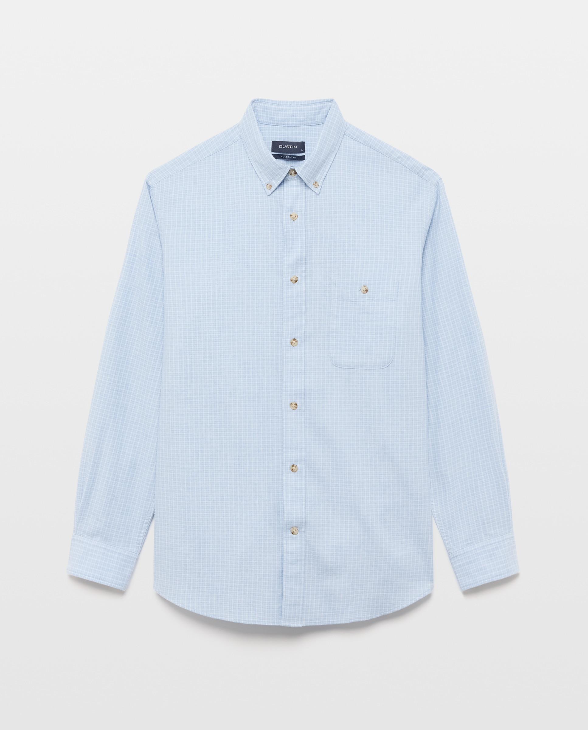 Imagem 0 de Camisa Casual Villela aos Quadrados Melange