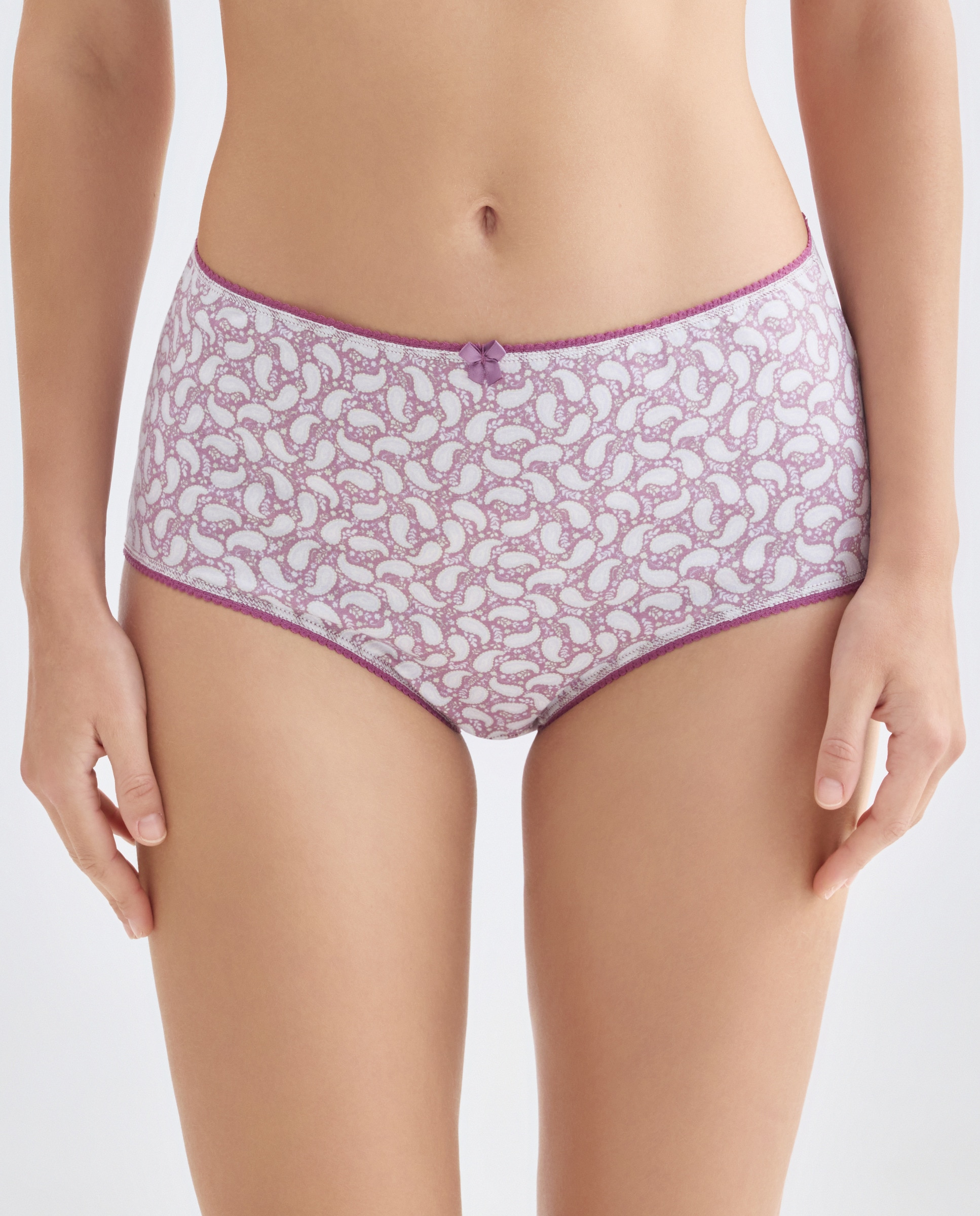 Imagen 0 de Pack 5 bragas altas de mujer algodón estampados