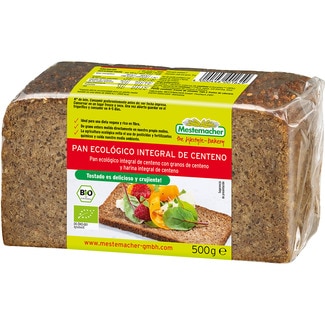 pan ecológico integral de centeno paquete 500 g - Mestemacher