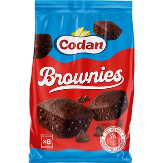 brownies con chocolate 8 unidades paquete 200 g - Codan