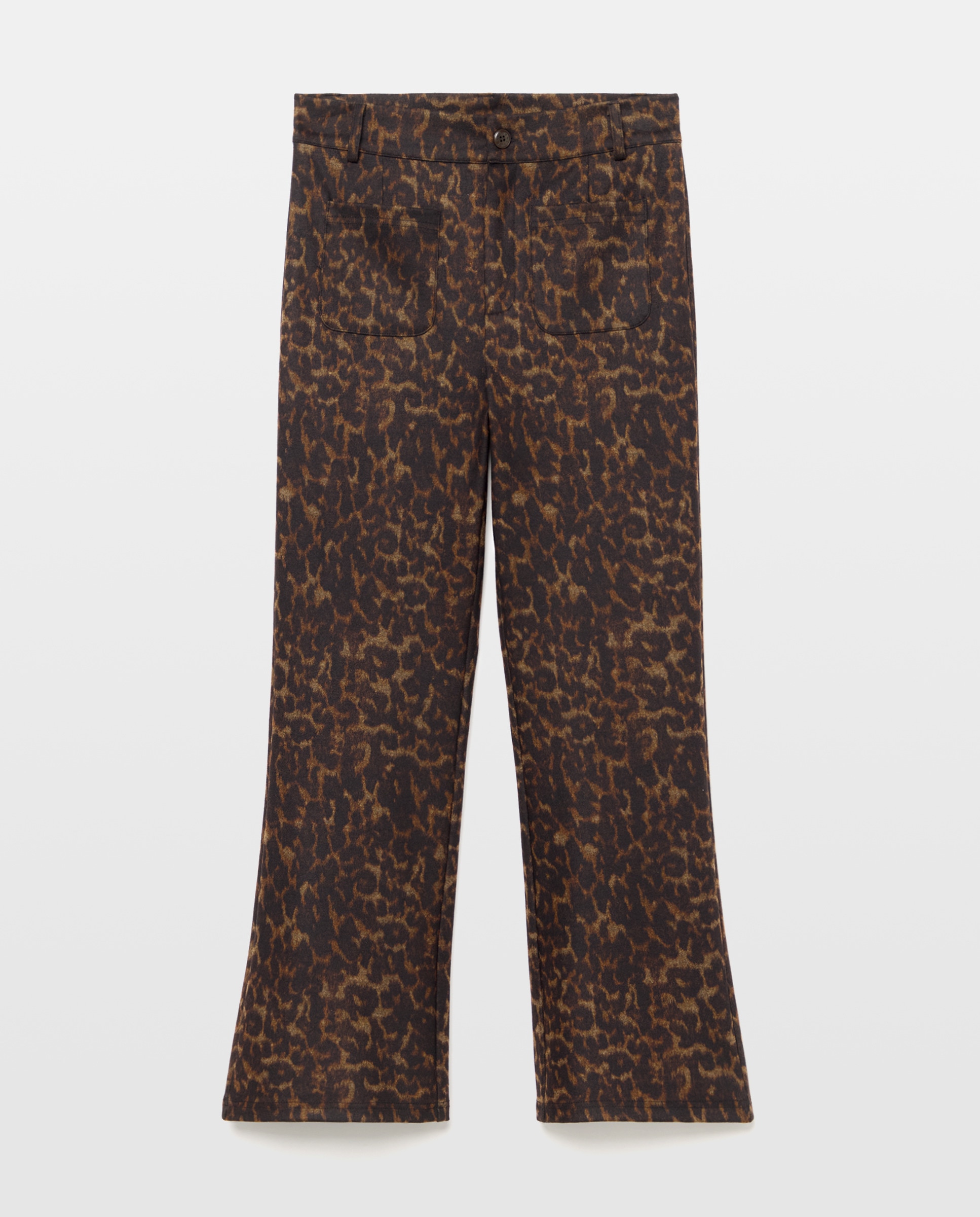 Imagem 0 de Leggings Crop Flare com Bolsos
