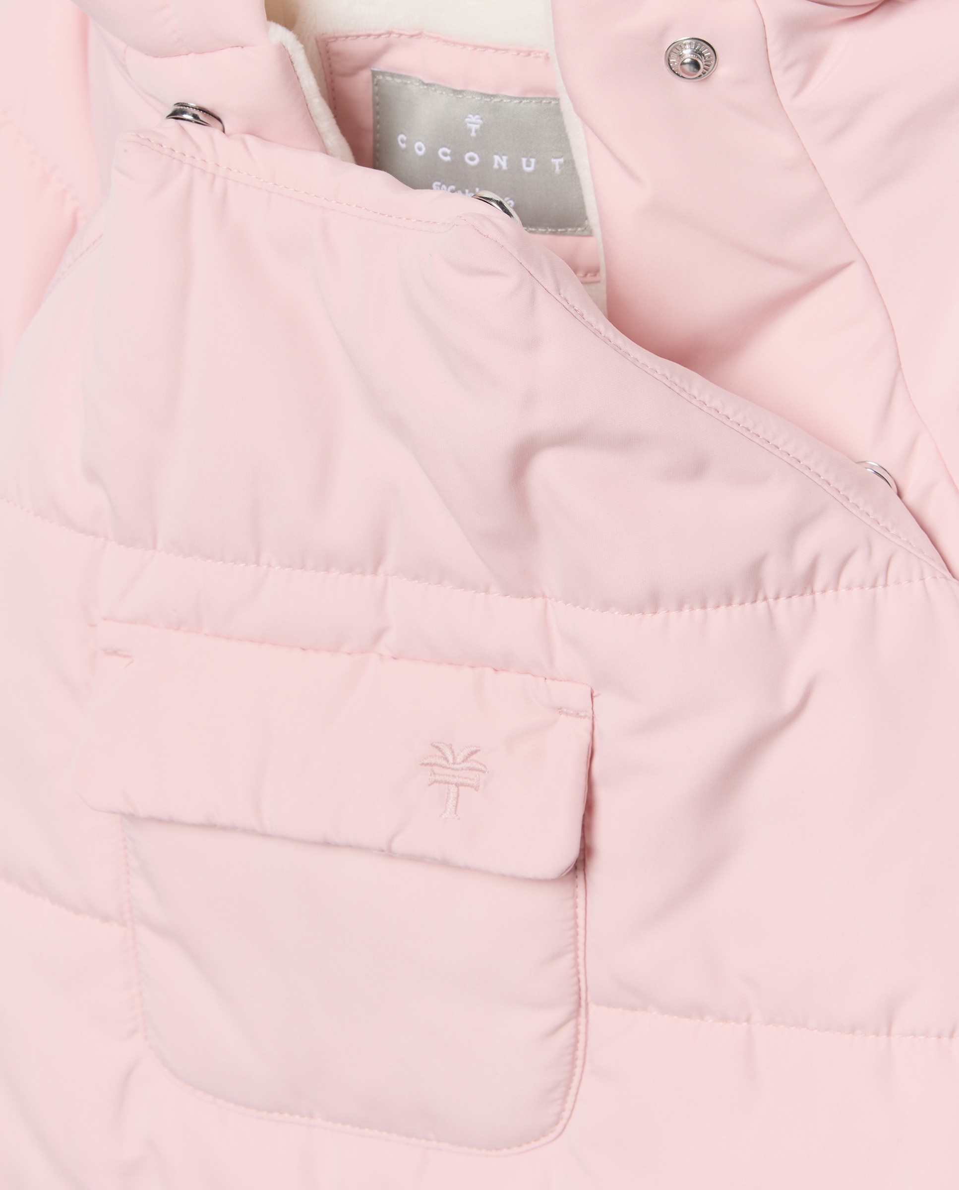 Buzo microfibra con pie + mano con snaps y bolsillo frontal de bebé - Coconut El Corte Inglés - 200 Rosa 200 Rosa-3