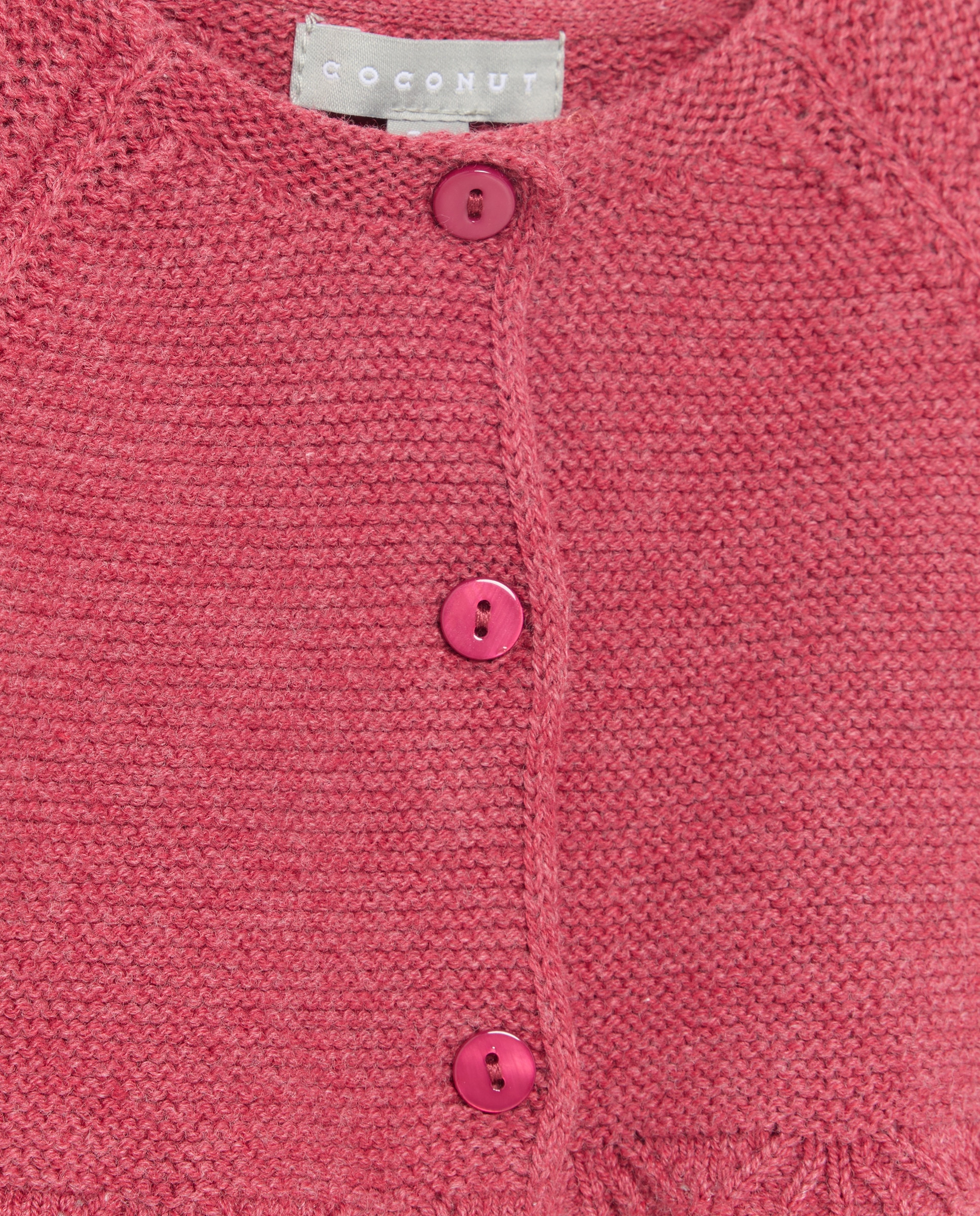 Chaqueta corta básica con manga ranglan de bebé - Coconut El Corte Inglés - Burdeos Burdeos-3