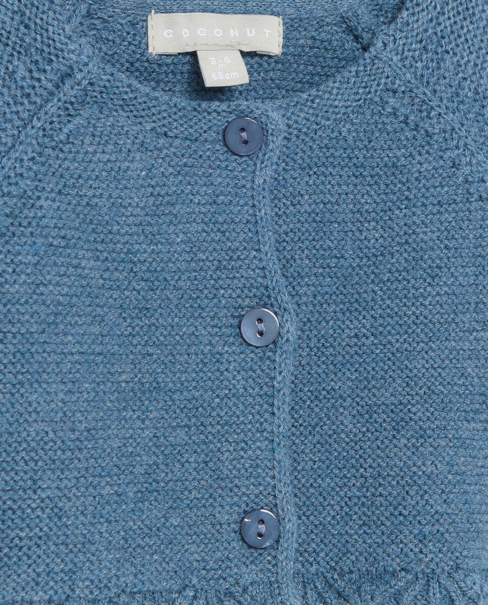 Chaqueta corta básica con manga ranglan de bebé - Coconut El Corte Inglés - Azul oscuro Azul oscuro-3