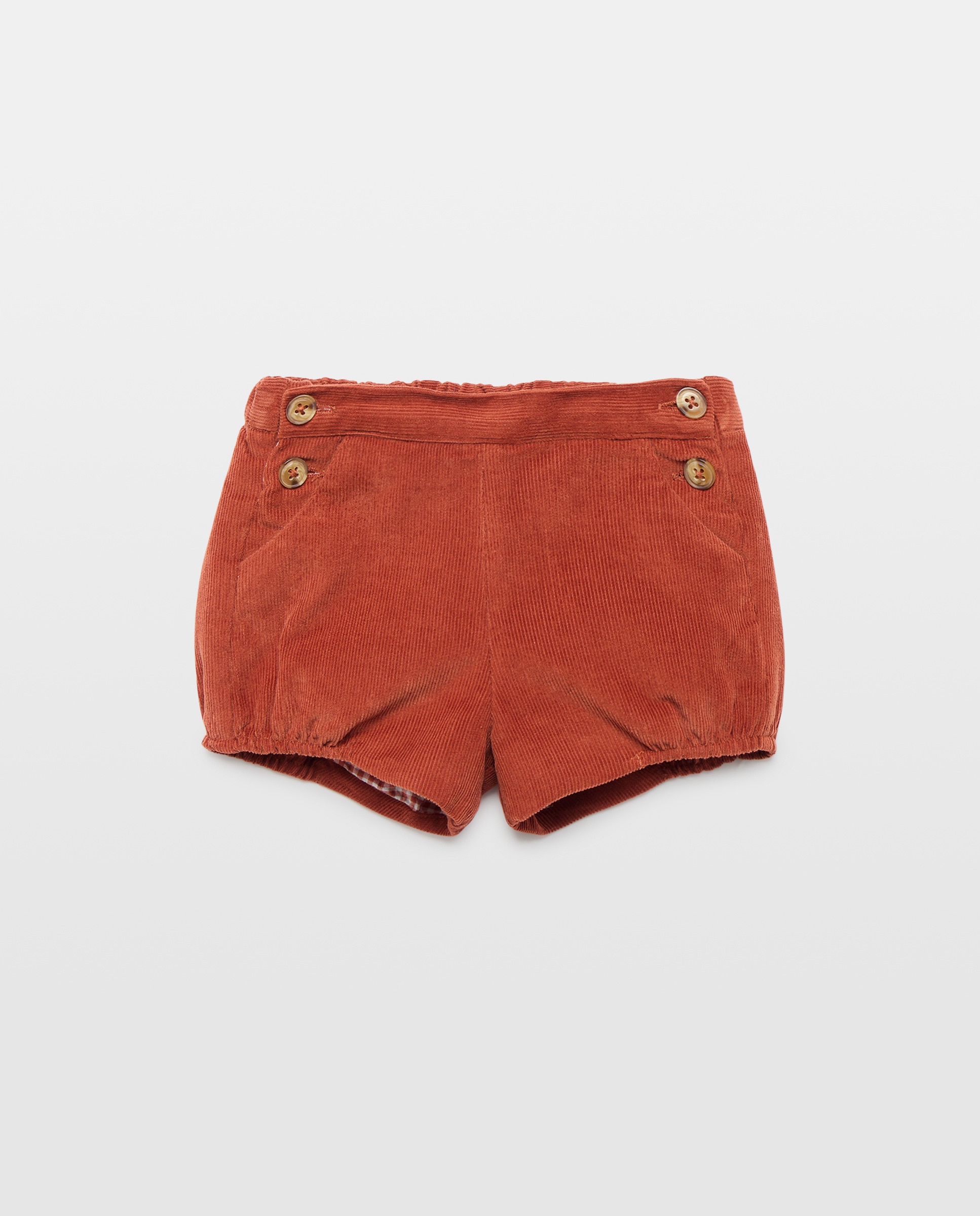 Imagen 0 de Short micropana de bebé Naranja quemado