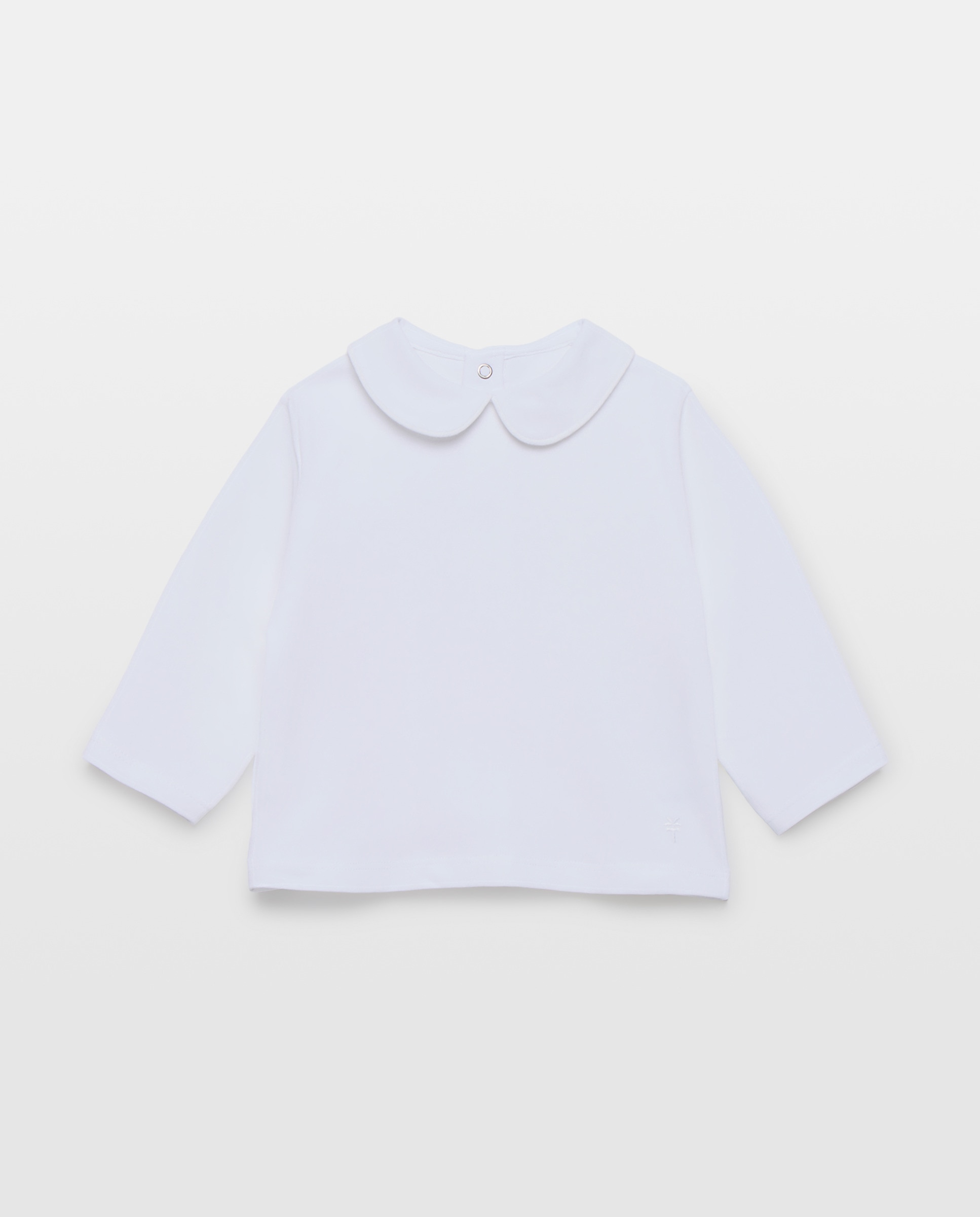 Imagen 0 de Camiseta manga larga básica de bebé Blanco