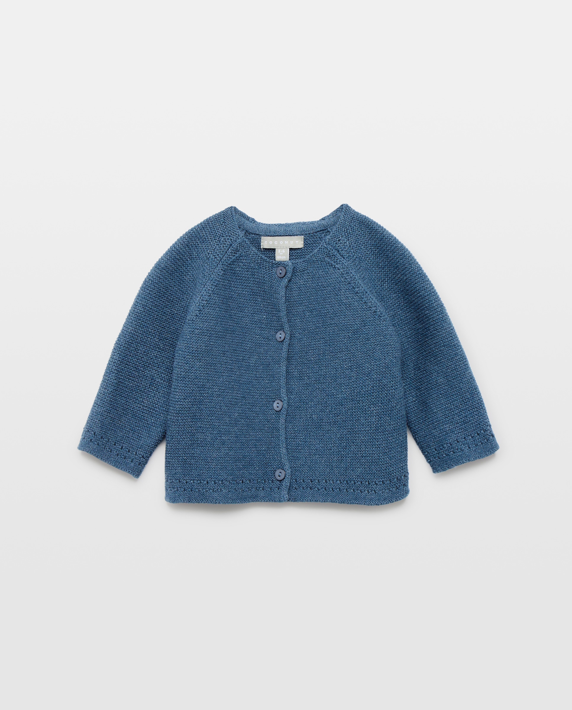 Chaqueta a cadera básica con ochos de bebé - Coconut El Corte Inglés - Azul oscuro Azul oscuro-1