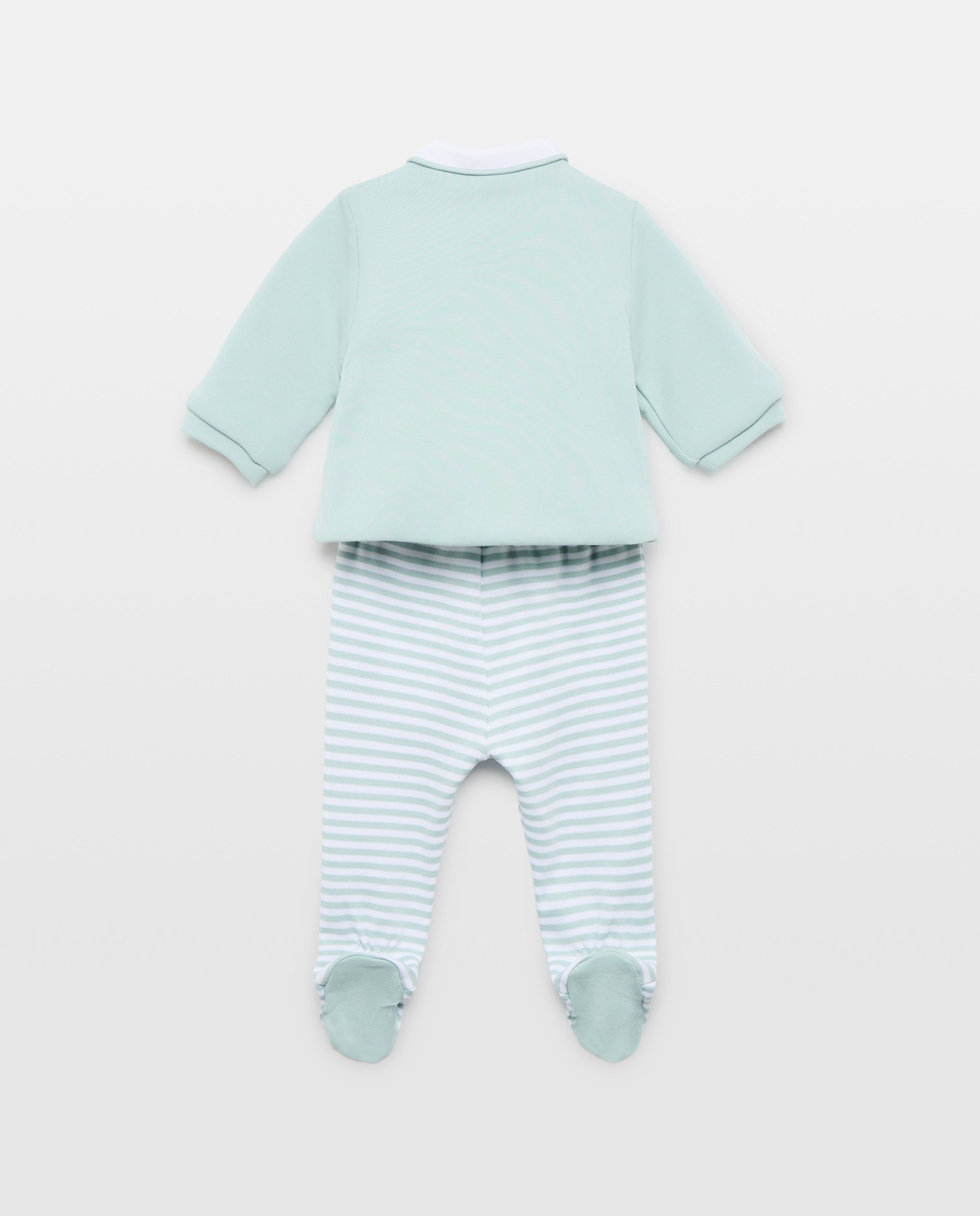 Conjunto para bebé estampado fantasía cuello bebé - Coconut El Corte Inglés - Verde Verde-2