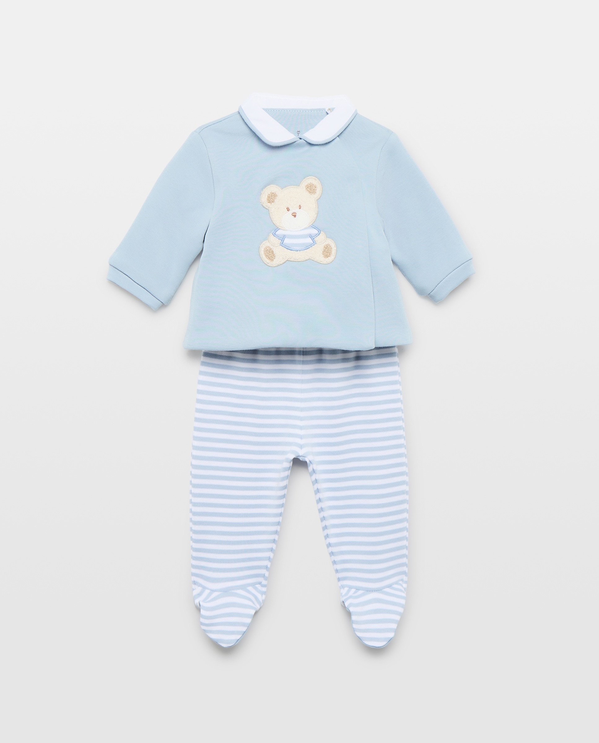 Conjunto para bebé estampado fantasía cuello bebé - Coconut El Corte Inglés - Azul Azul-1