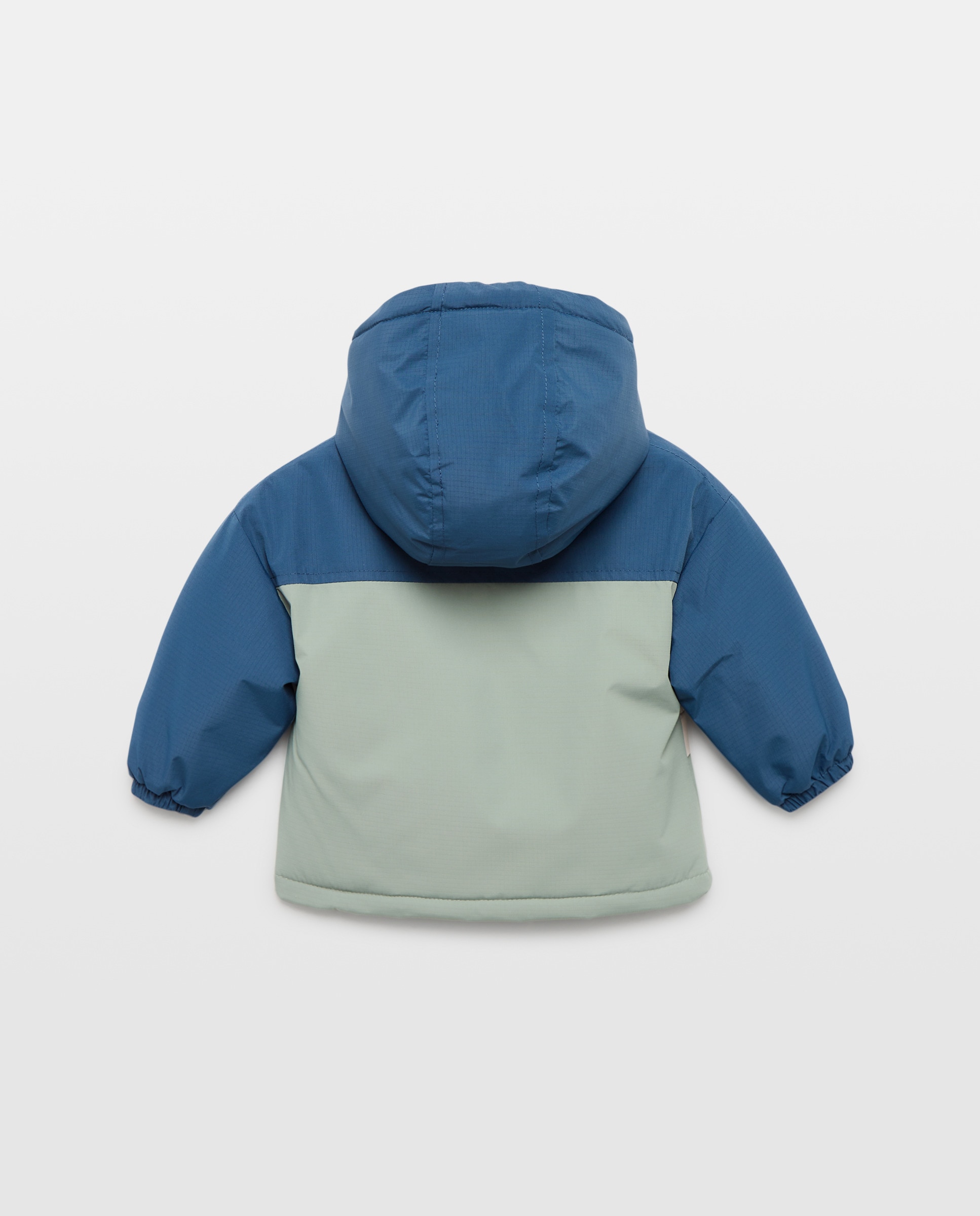 Parka ligera para bebé de cuadrillé - Baby El Corte Inglés - Azul marino Azul marino-2