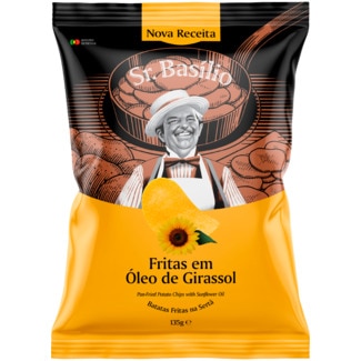 Batatas Fritas Lisas 135 g - Sr. Basílio