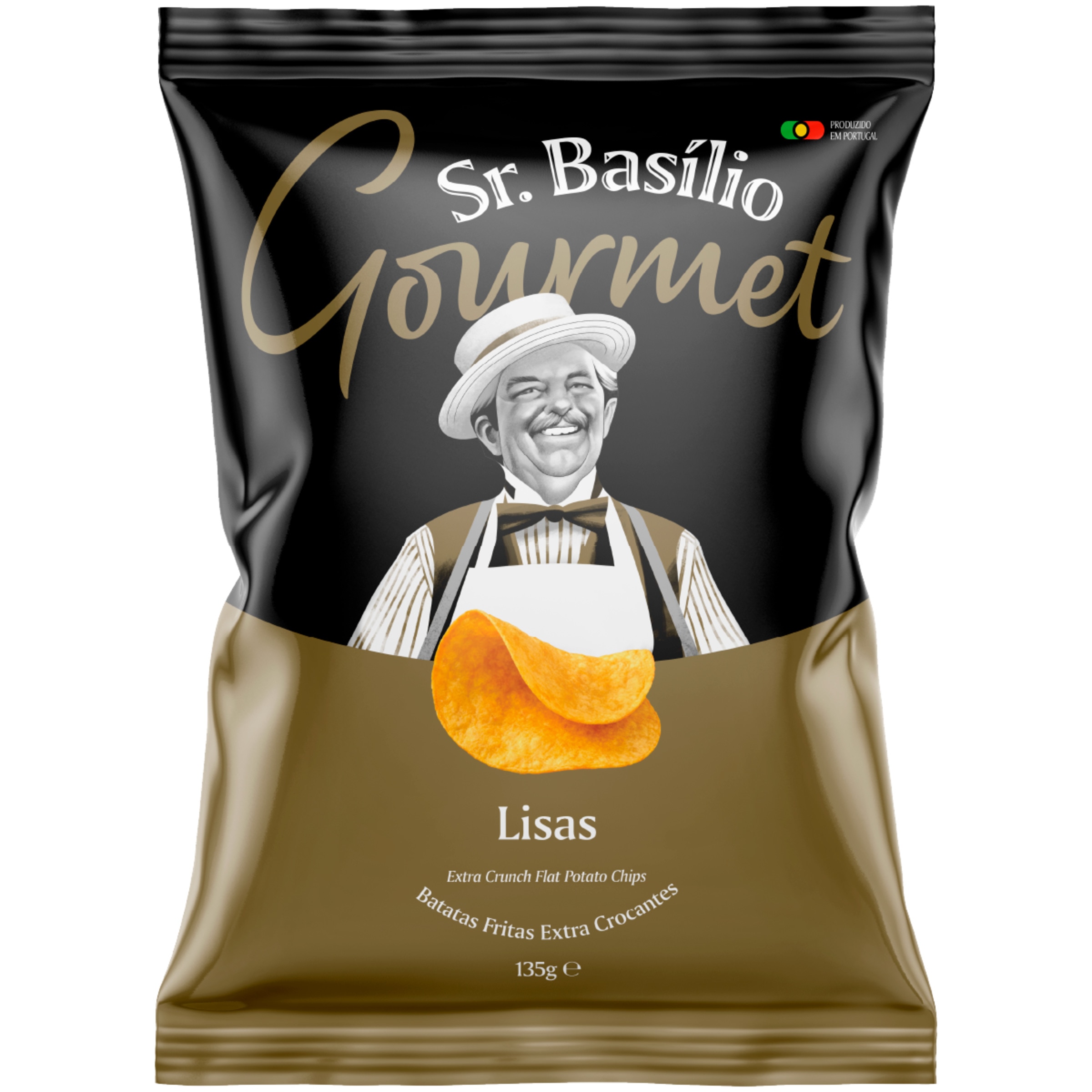 Batatas Fritas Gourmet Sal embalagem 135 g