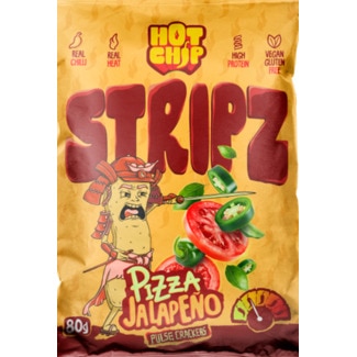 Strips Bruchet Jalapeno embalagem 80 g - Hot Chip