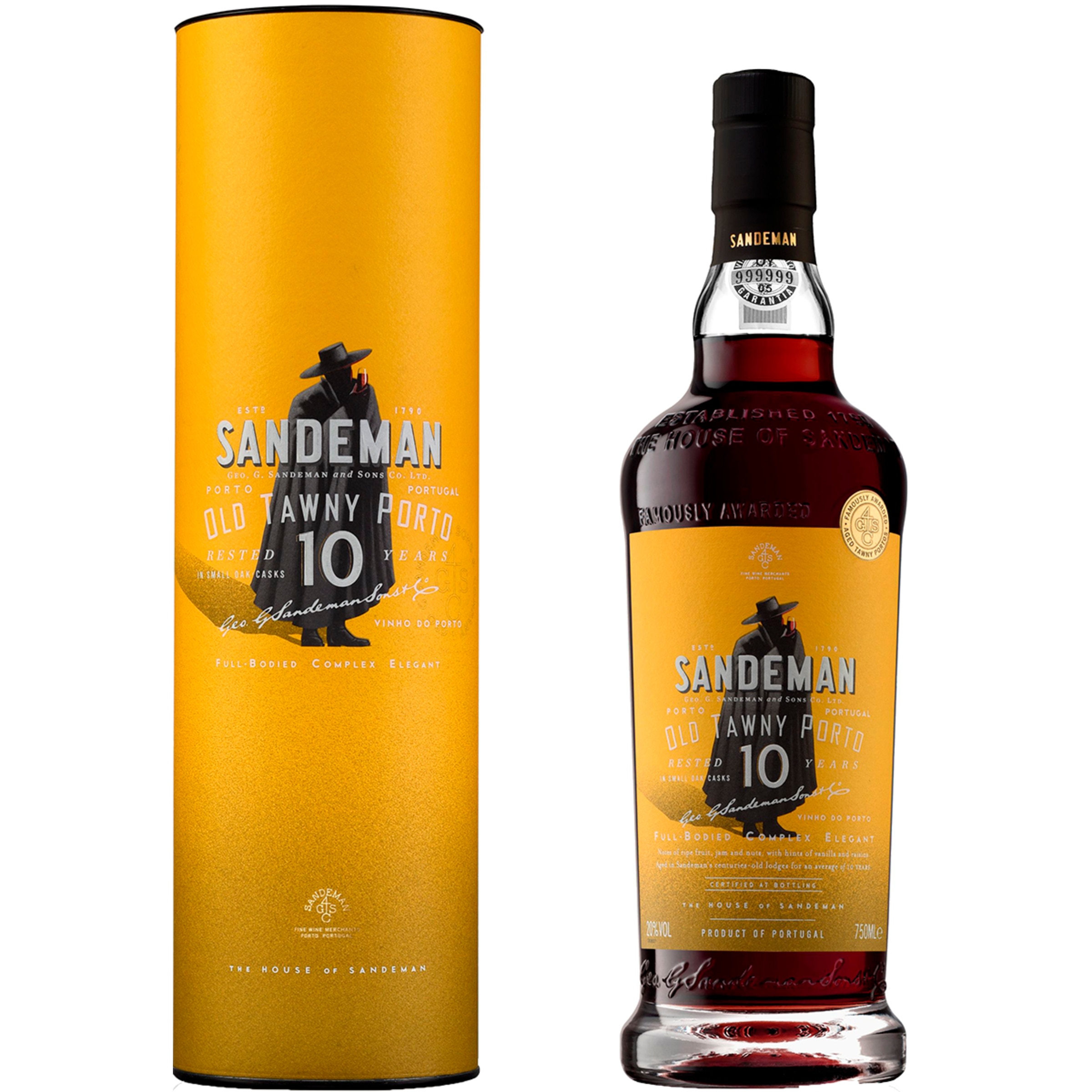 Vinho do Porto Old Tawny 10 anos (Oferta 2 copos) garrafa 75 cl