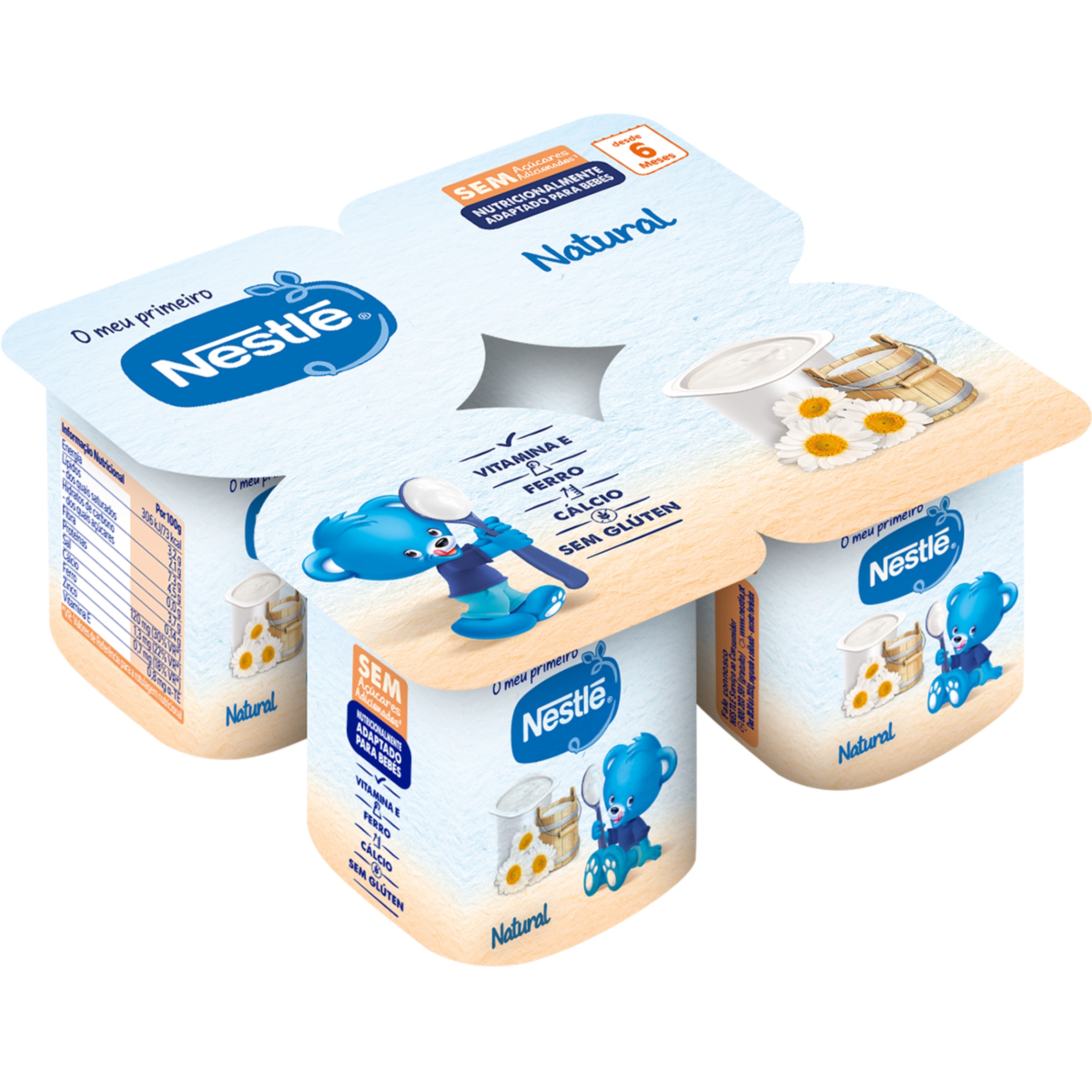 Bébe Natura Pack 4 unidades embalagem 100 g