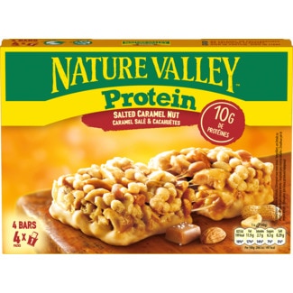 Barritas Proteína Frutos Secos e Caramelo Salgado embalagem 40 g - Nature Valley