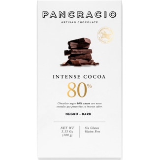 Chocolate Negro 80% Puro embalagem 100 g - Pancracio