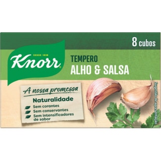 Tempero Alho e Salsa 8 Cubos embalagem 72 g - Knorr