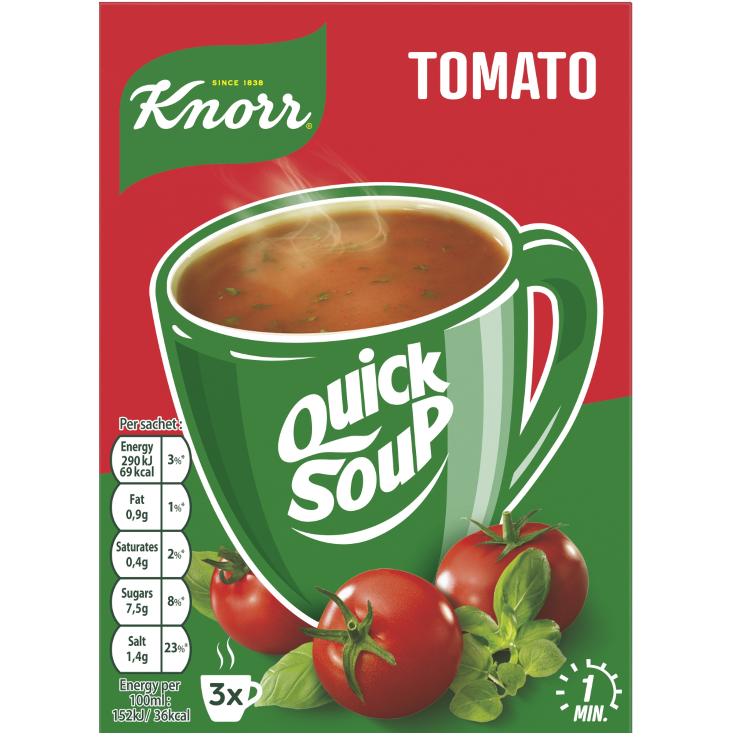 Sopa Quick Tomate embalagem 60 g