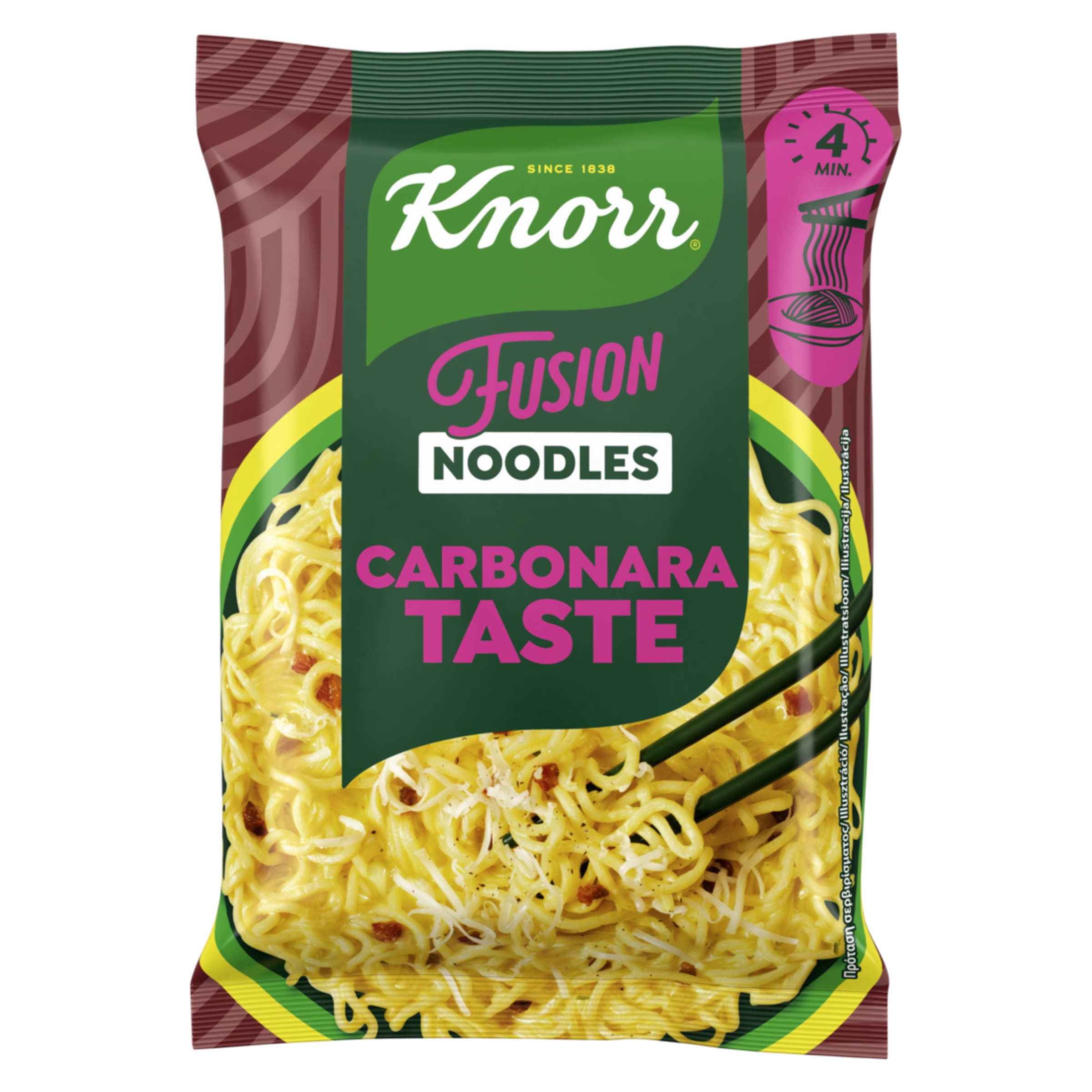 Noodles Carbonara Fusion embalagem 64 g