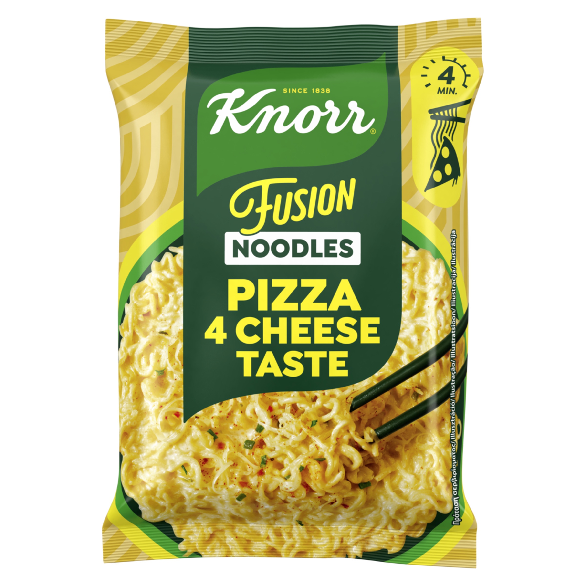 Noodles Pizza 4 Queijos Fusion embalagem 64 g