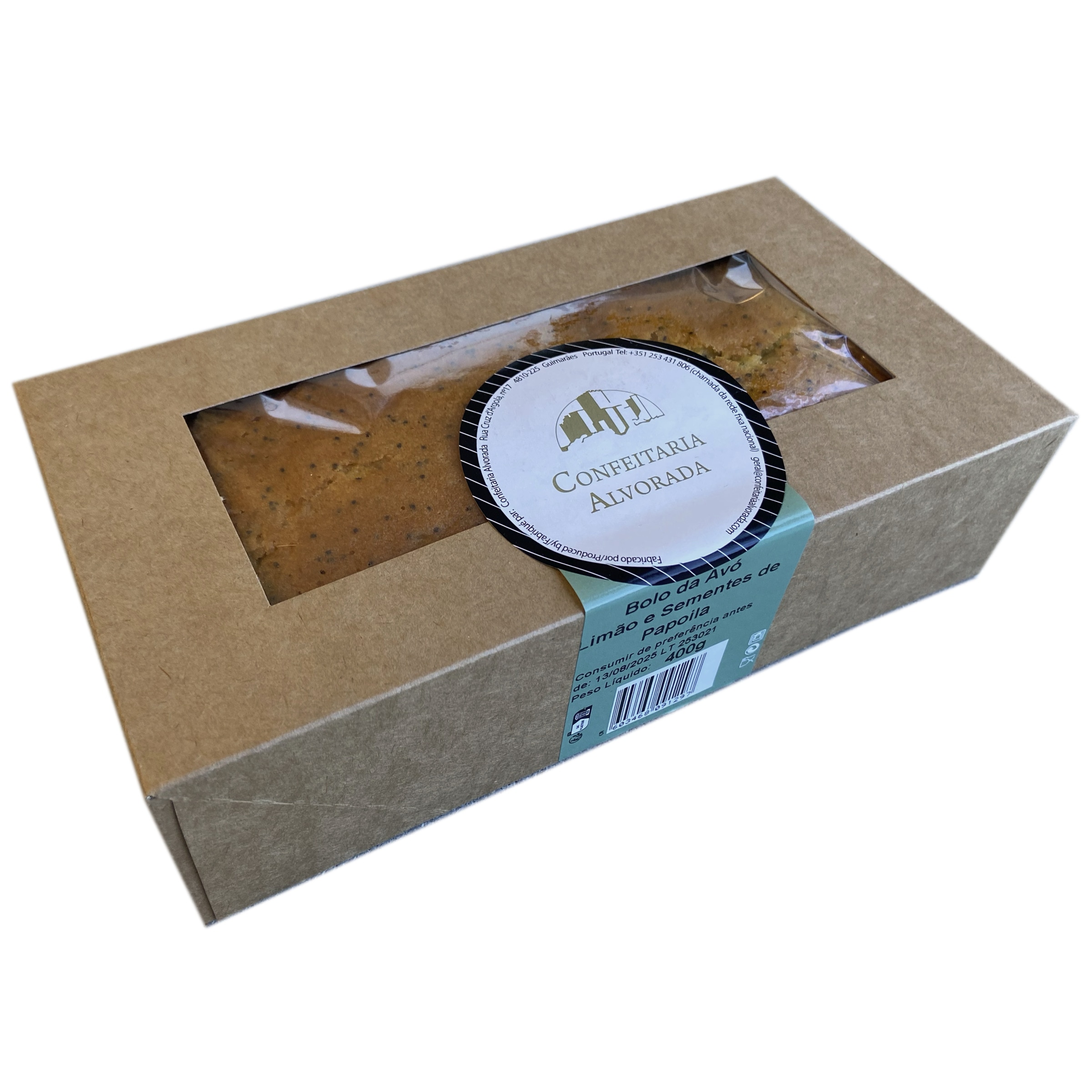 Bolo de Limão e Papoila unidade 400 g